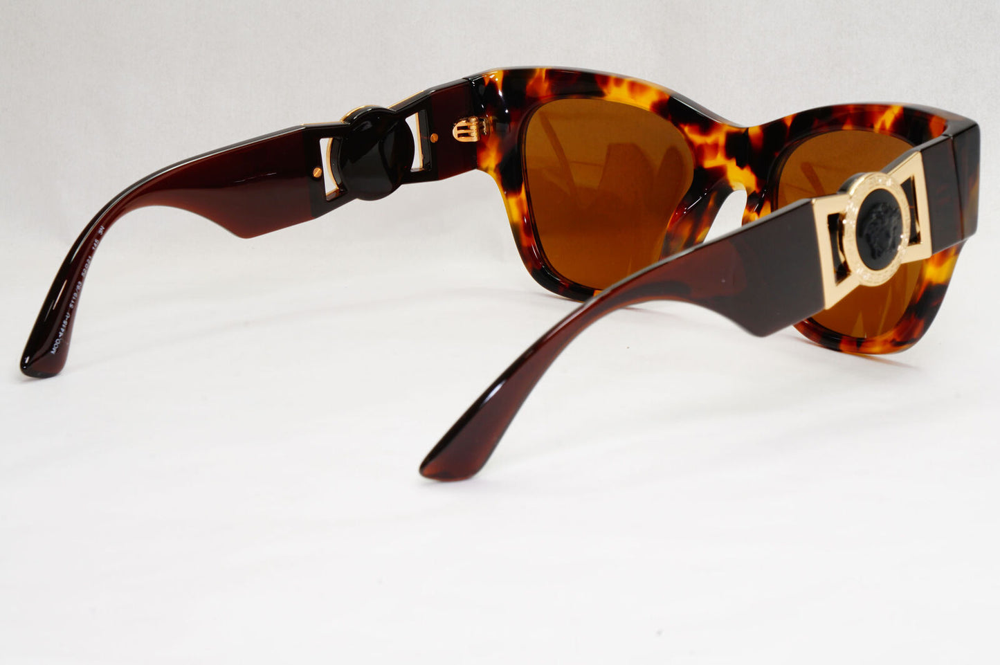 Versace Sunglasses Gold Brown Tortoiseshell Medusa Square MOD VE 4415-U 5119/63