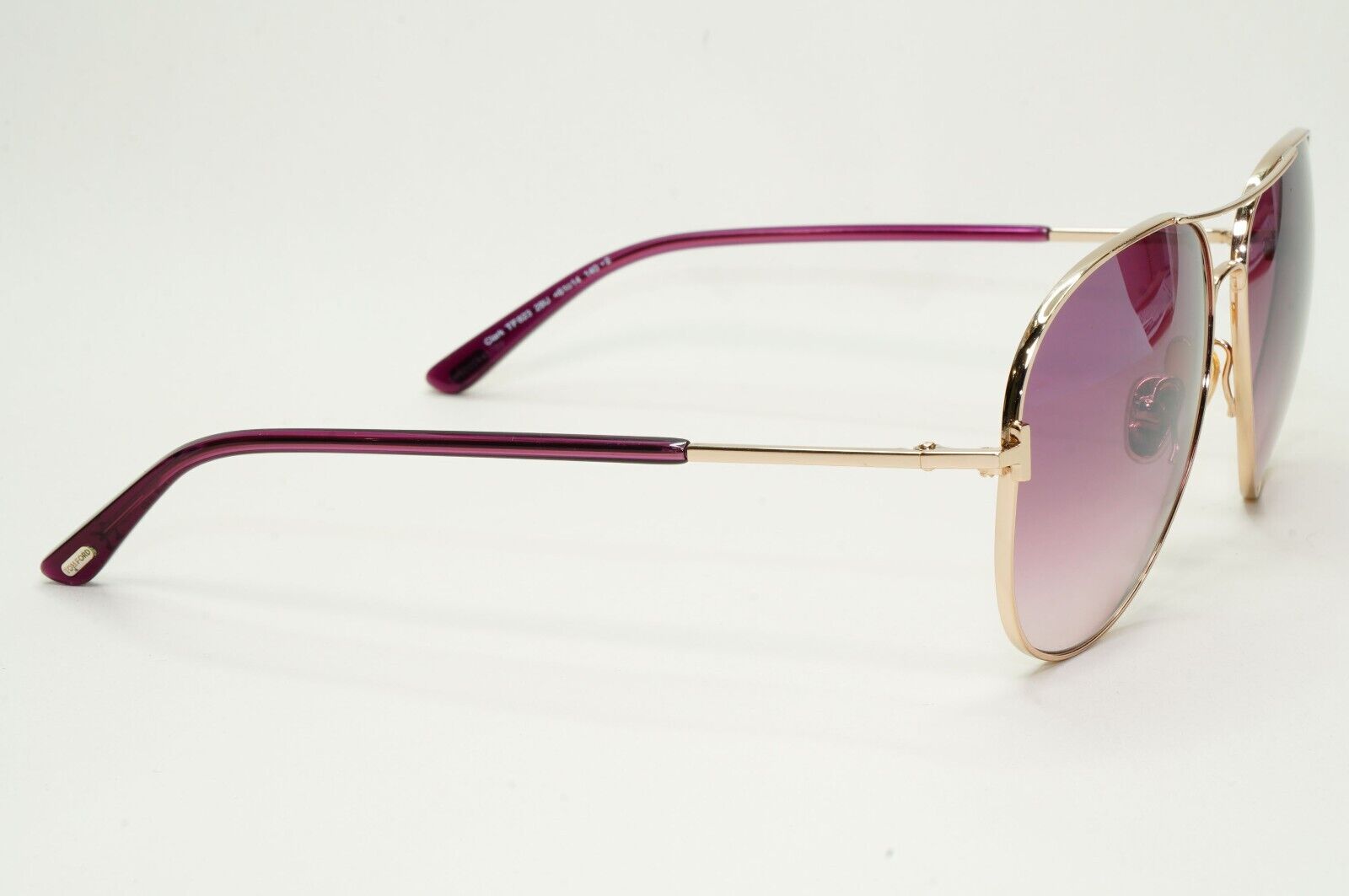 Tom Ford Sunglasses Clark Rose Gold Bordeaux Red Mirror Unisex FT0823 TF 823 28U