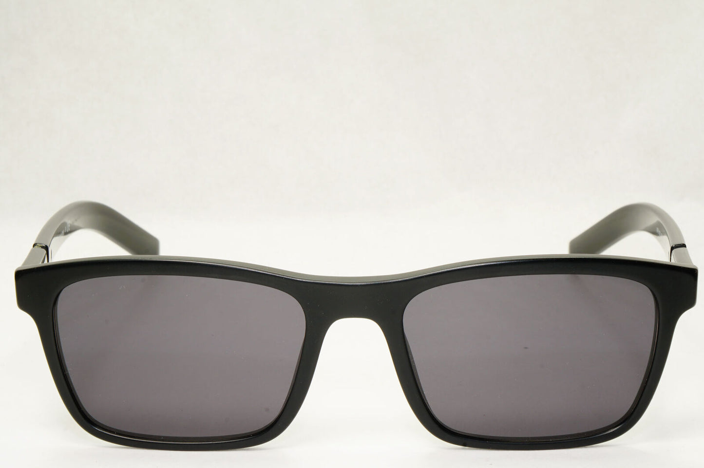 Prada Sunglasses Black Glossy Square Fashion PR16XV VPR 16X 1BO-1O1 55mm