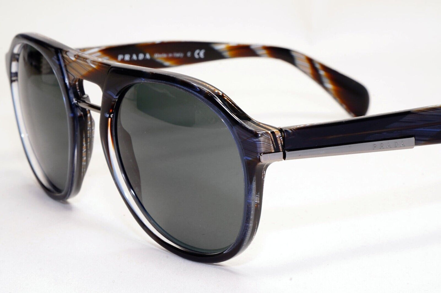 Prada Sunglasses 2012 Vintage Blue Grey Pilot PR09PS SPR 09P EAR-1A1 260724