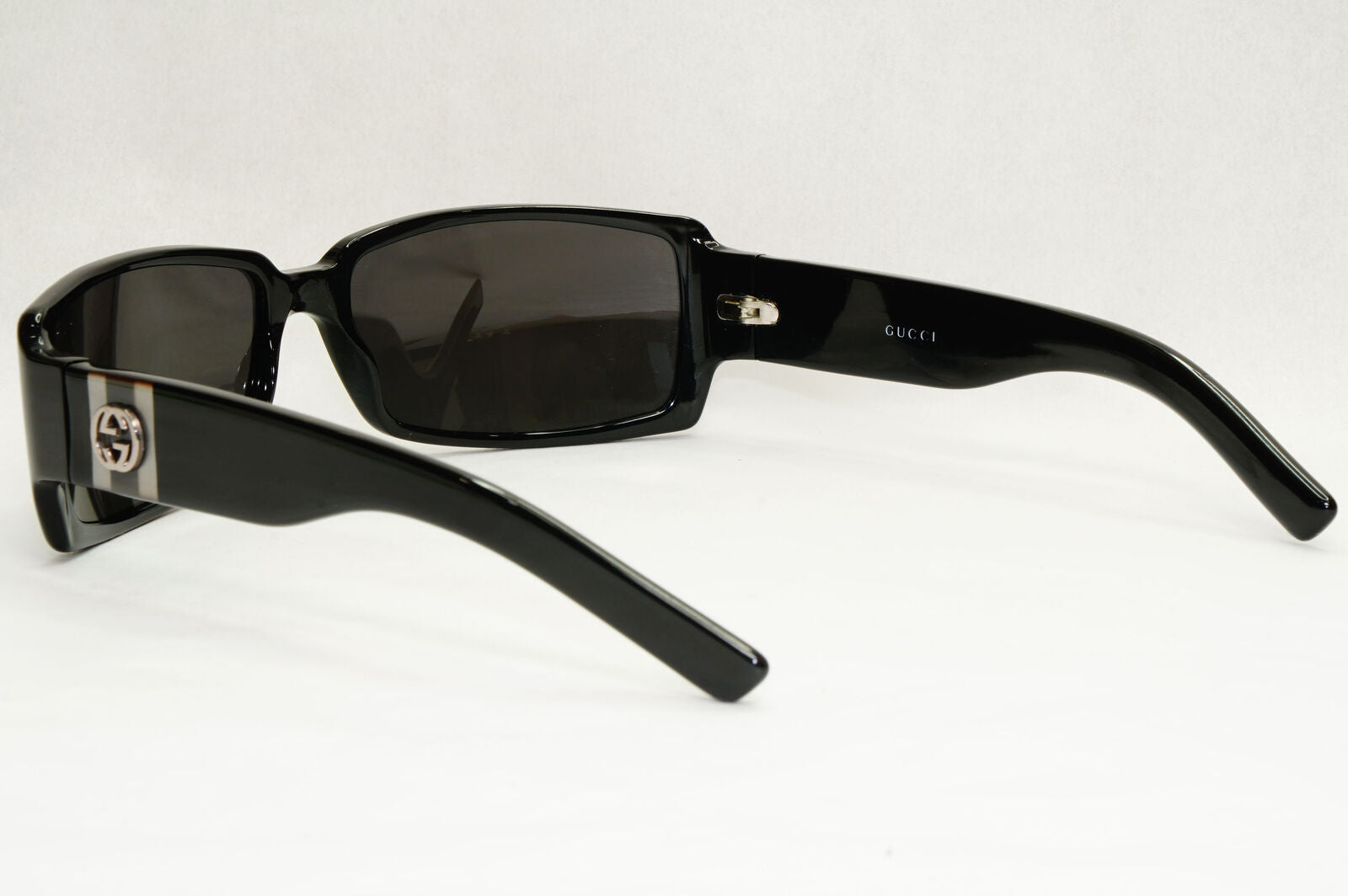 Gucci Sunglasses 2006 Vintage Black Rectangle Square Retro GG 2564/S Z8P 131223