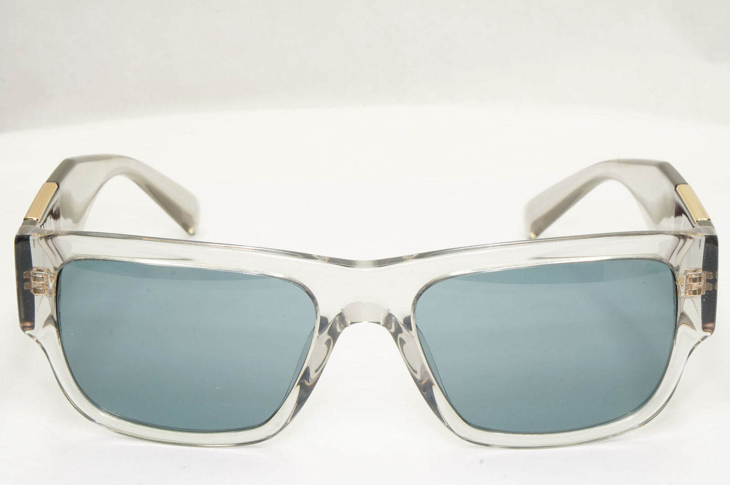 Versace Sunglasses Gold Medusa Crystal Grey Transparent Blue MOD VE 4406 5305/80