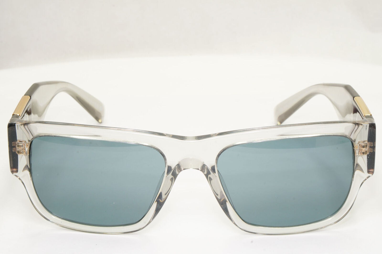 Versace Sunglasses Gold Medusa Crystal Grey Transparent Blue MOD VE 4406 5305/80