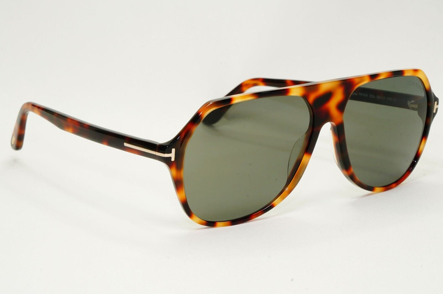 Tom Ford Sunglasses Hayes Brown Tortoiseshell Green Square FT0934 TF 934 53N