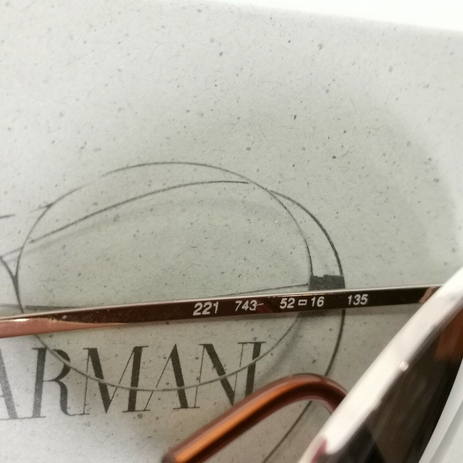 Authentic Giorgio Armani 1997 Vintage Sunglasses Metal Gold Mens Womens 221 743