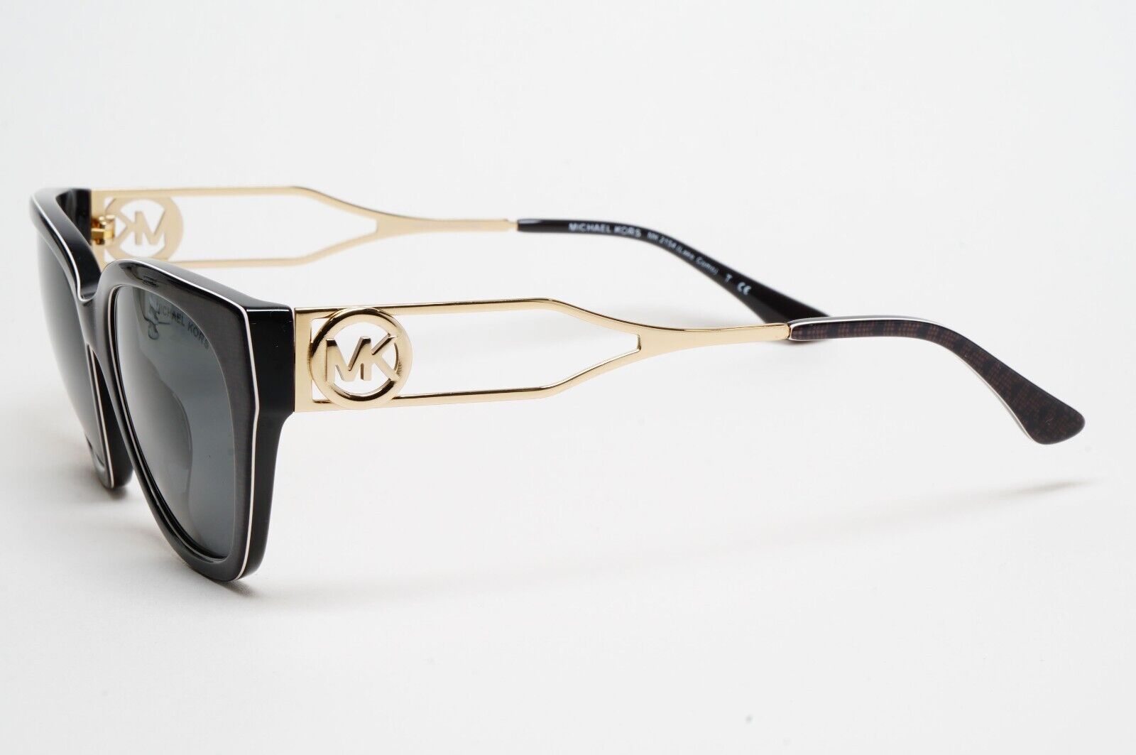 Michael Kors Sunglasses Black Gold Grey MK 2154 Lake Como 3706/87 54mm