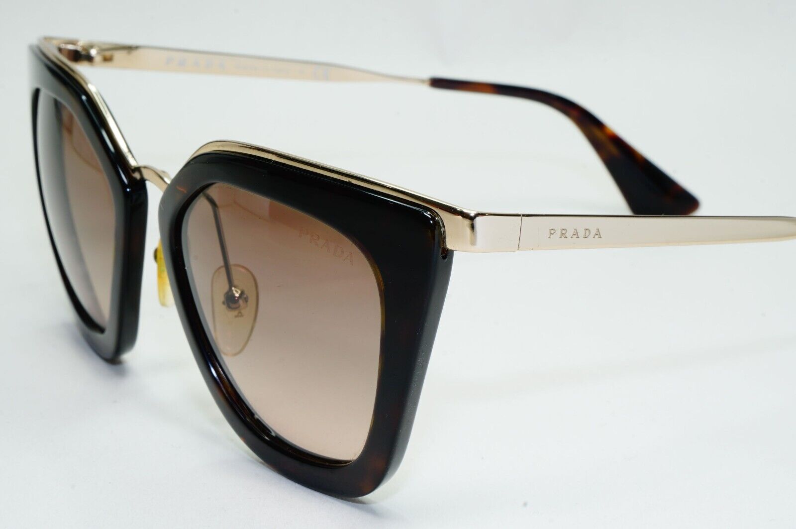 Prada Sunglasses Cinema Gold Brown Tortoise Square PR53SS SPR 53S 2AU-3D0 171024