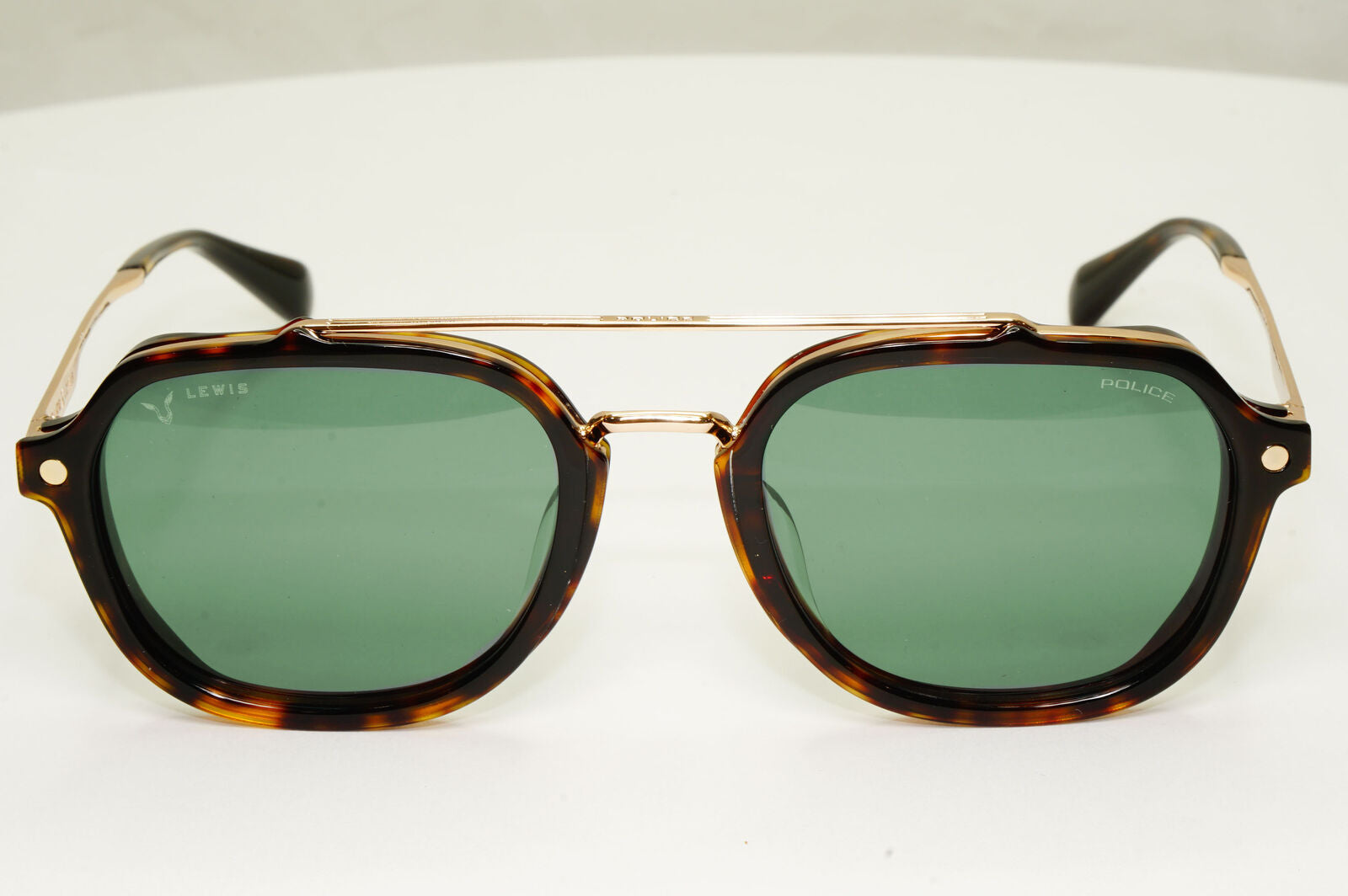 Police Lewis Hamilton F1 Sunglasses Brown Gold Green SPL A26 COL 300Y 54mm