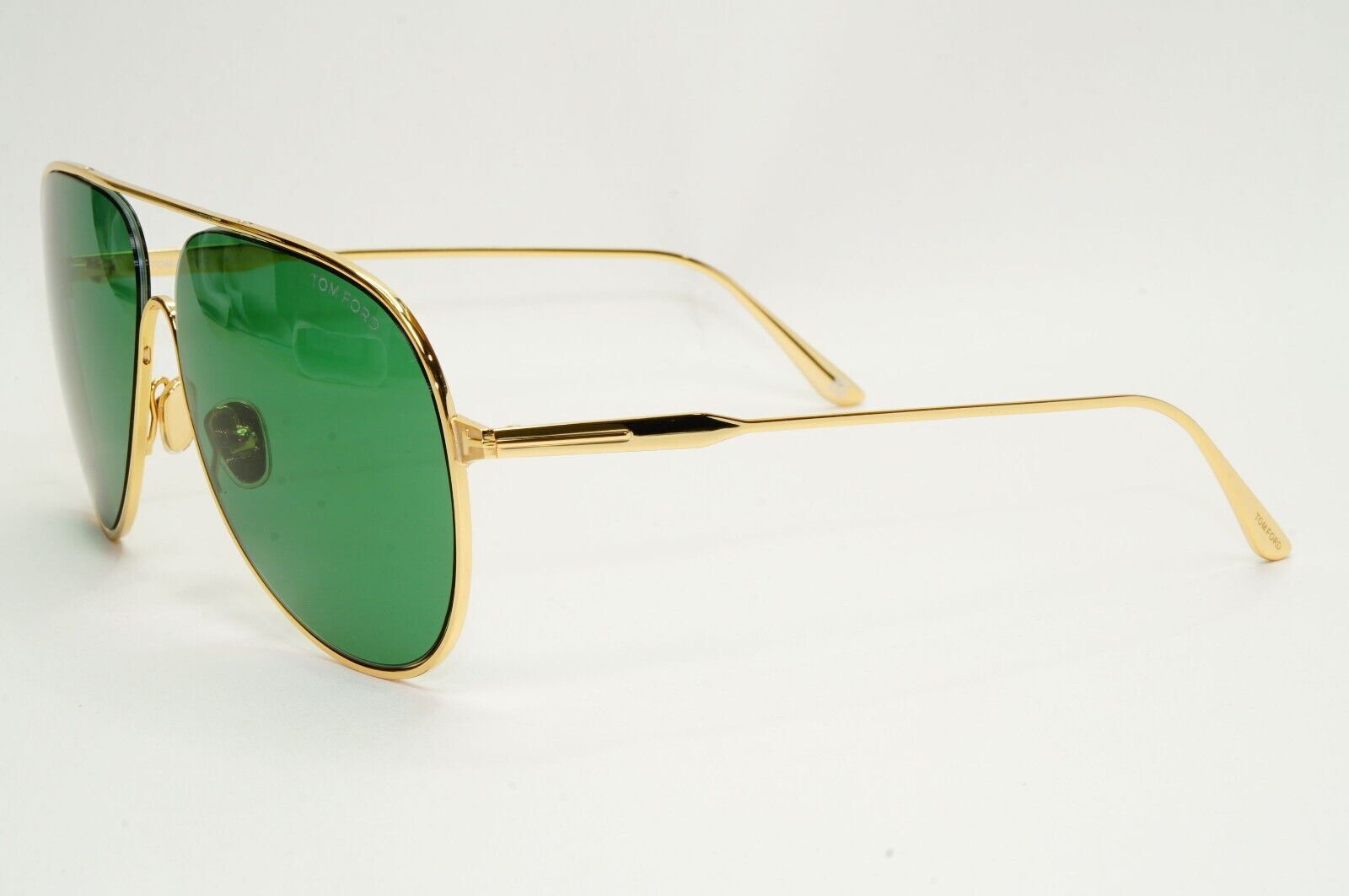 Tom Ford Sunglasses Alec Gold Green Metal Pilot Large FT0824 TF 824 30N 62mm