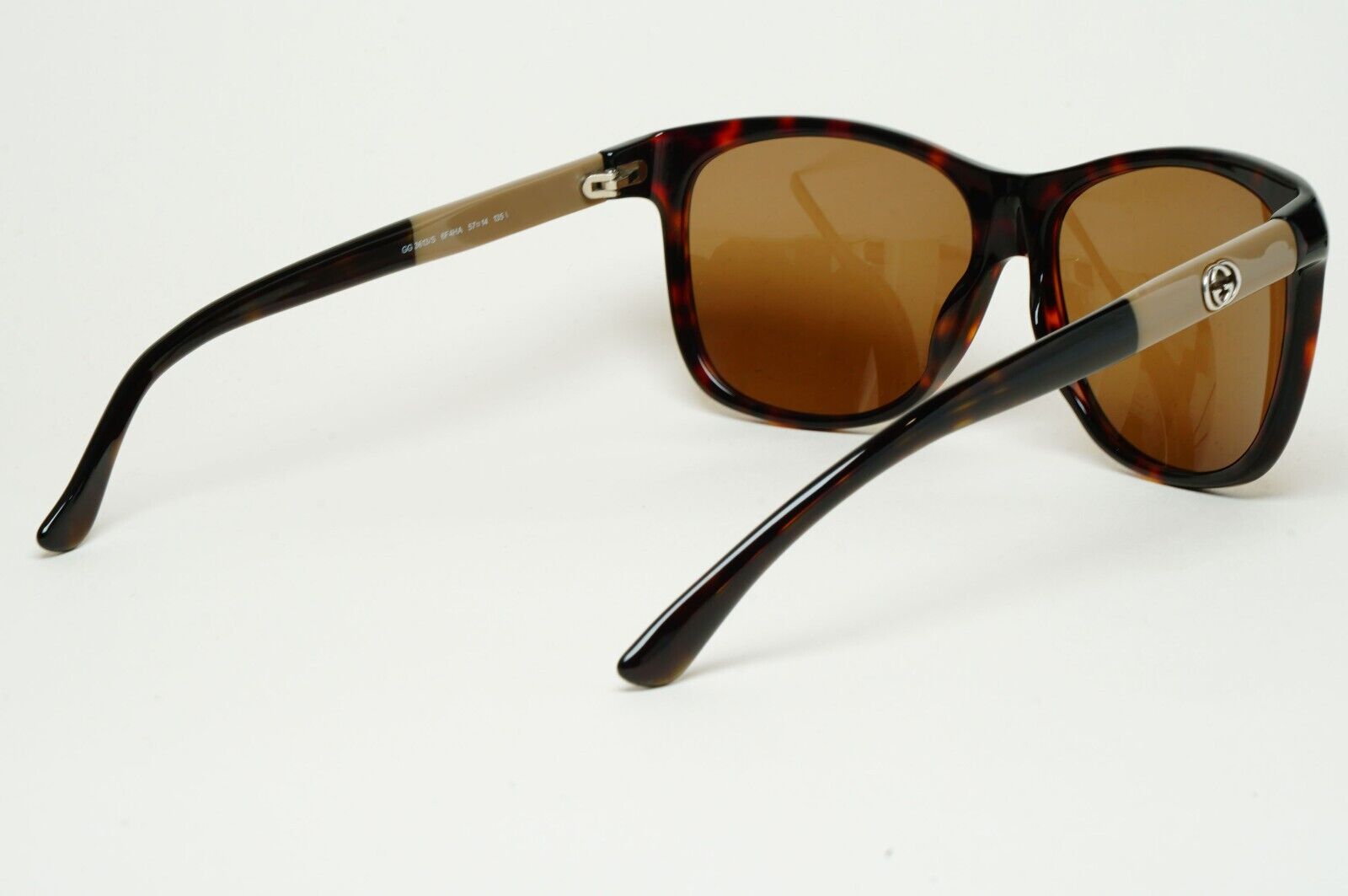 Gucci Sunglasses 2013 Vintage Brown Tortoiseshell Square GG 3613/S 6F4HA 070125
