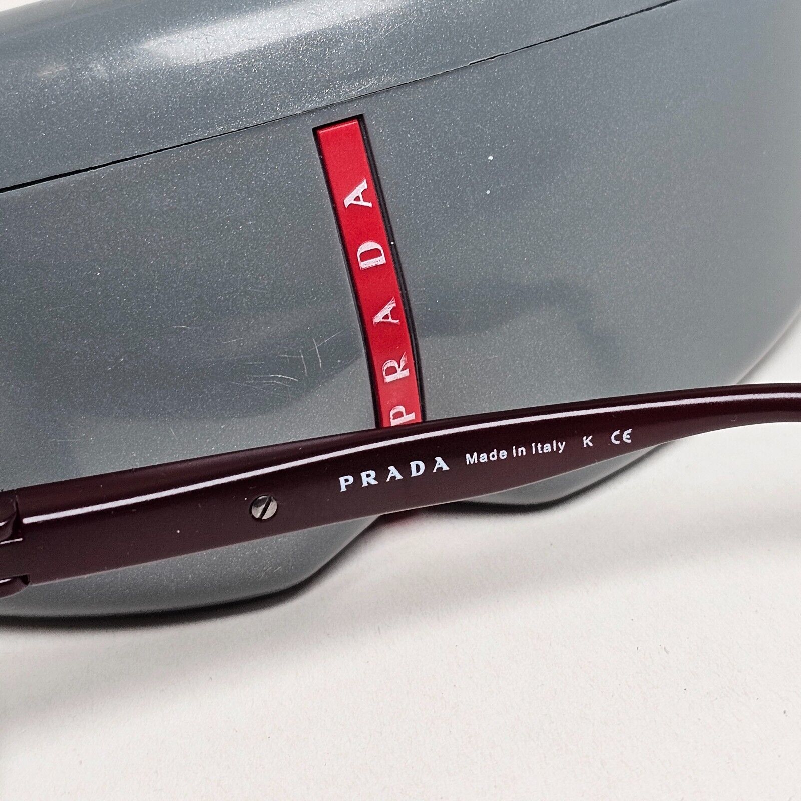 Prada Sunglasses 2007 Vintage Rare Brown Shield PS02MS SPS 02M QFD-6S1 060125