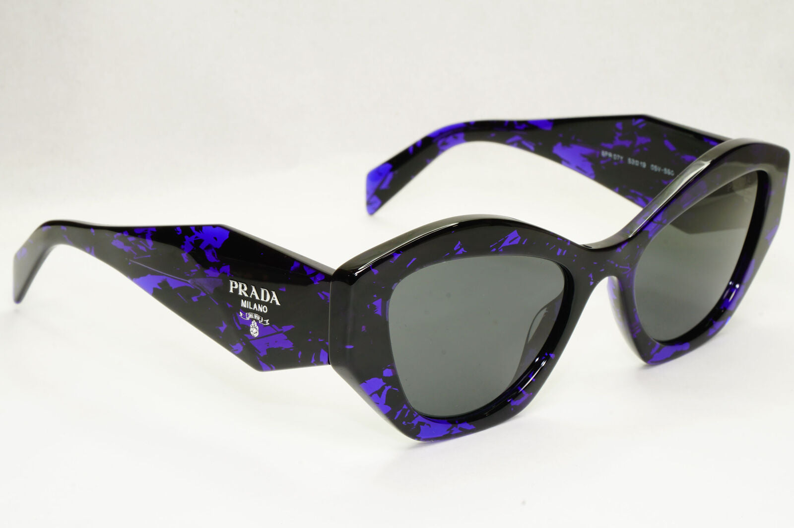 Prada Symbole Sunglasses Black Purple Marble PR07YS SPR 07Y 05V-5S0