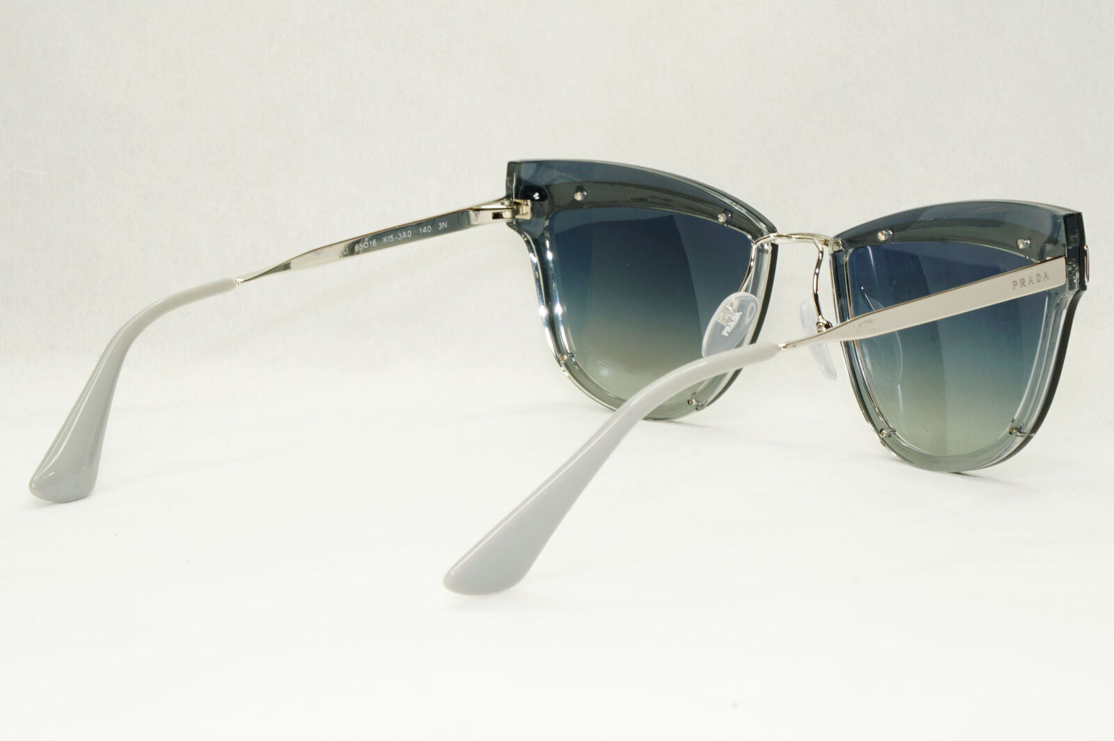 Prada Sunglasses Grey Blue Gradient Cinema Catwalk PR12US SPR 12U KI5-3A0