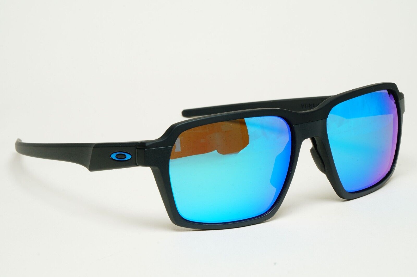 Oakley Sunglasses Parlay Polarized Black Blue Prizm Sapphire OO 4143 05