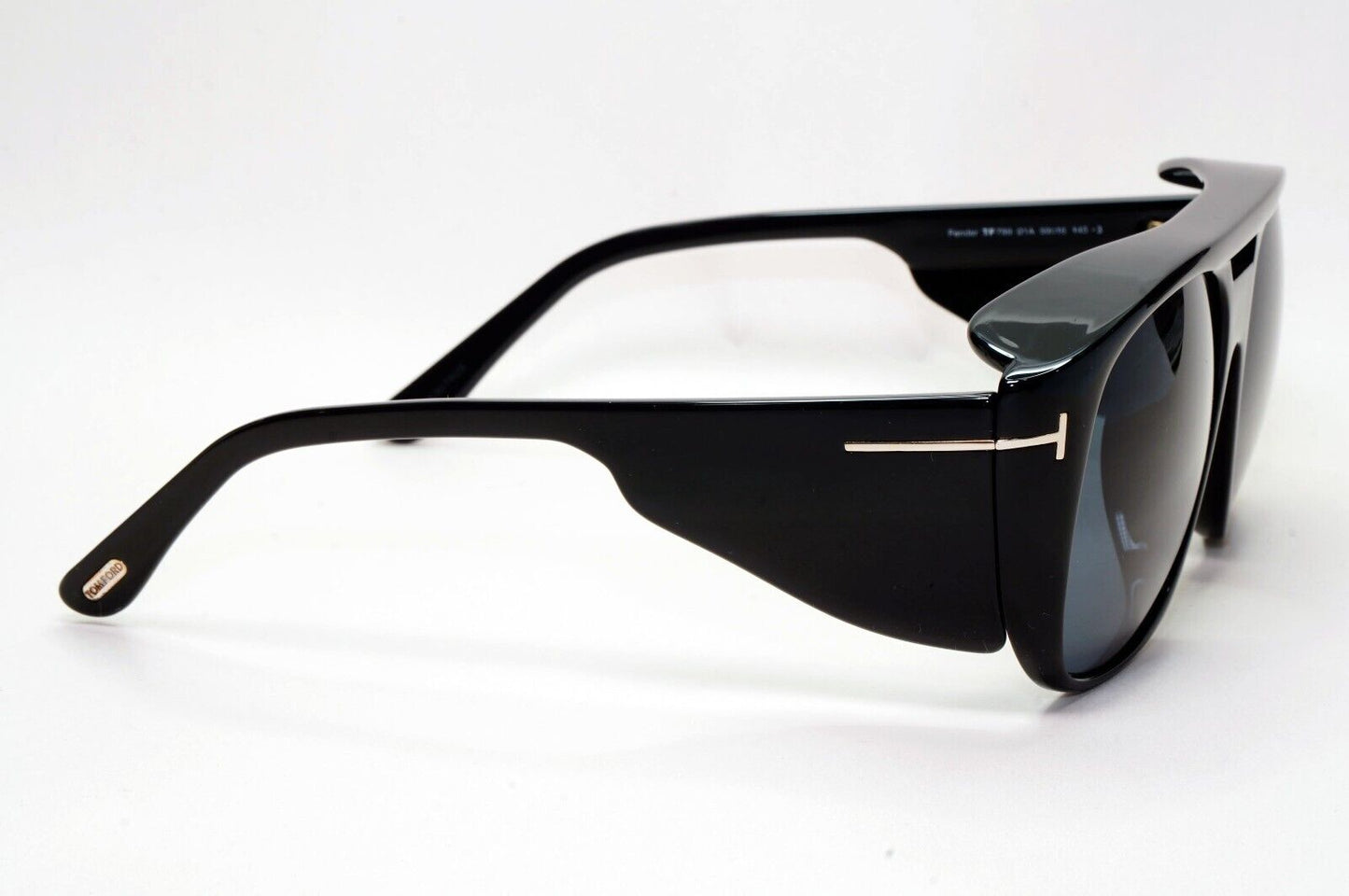 Tom Ford Sunglasses Fender Black Side Shields Square Large FT0799 TF 799 01A