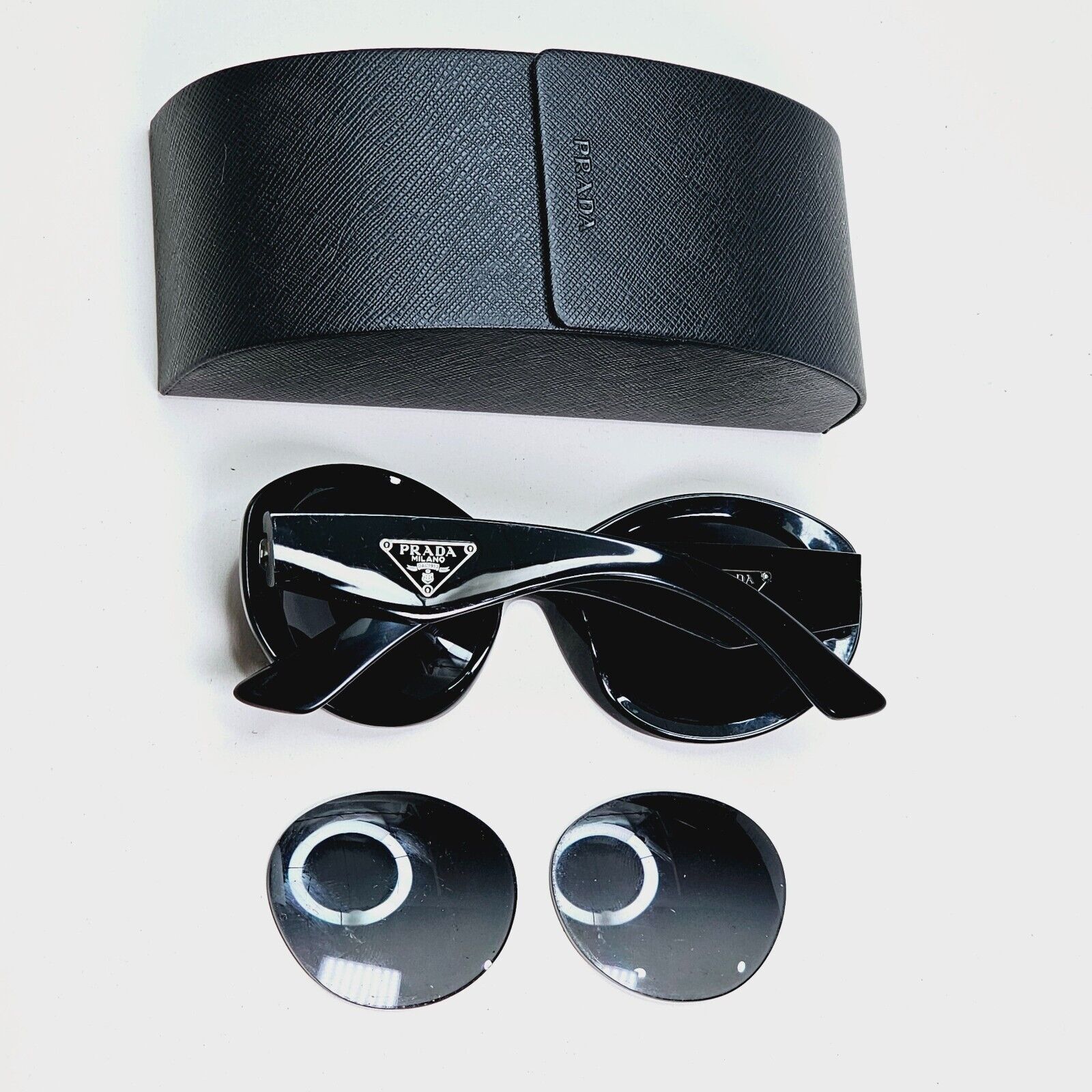 Prada Sunglasses 2013 Vintage Triangle Logo Black PR30PS SPR 30P 1AB-5W1 281024