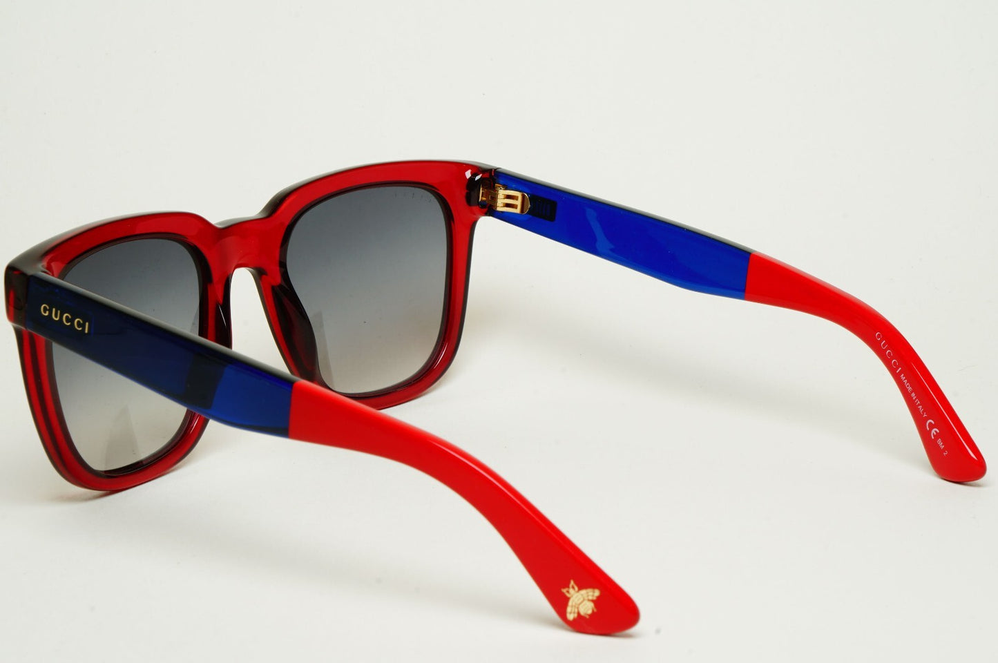 Gucci Sunglasses 2016 Red Blue Grey Square Gradient GG 1133/S VN8DG 200225