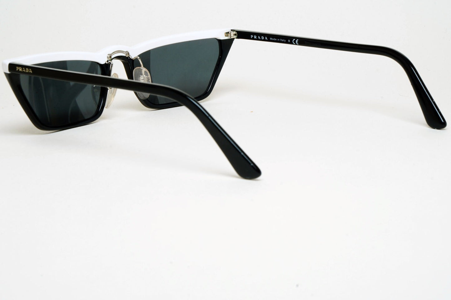Prada Sunglasses 2018 Ultravox Black White Slim PR19US SPR 19U YC4-5S0 200225