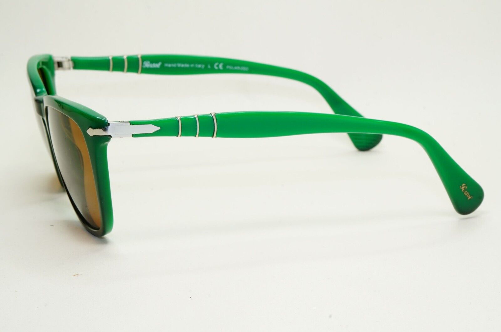 Persol Sunglasses 2012 Capri Polarized Green Brown 3024-S 959/57 52mm [a] 210924