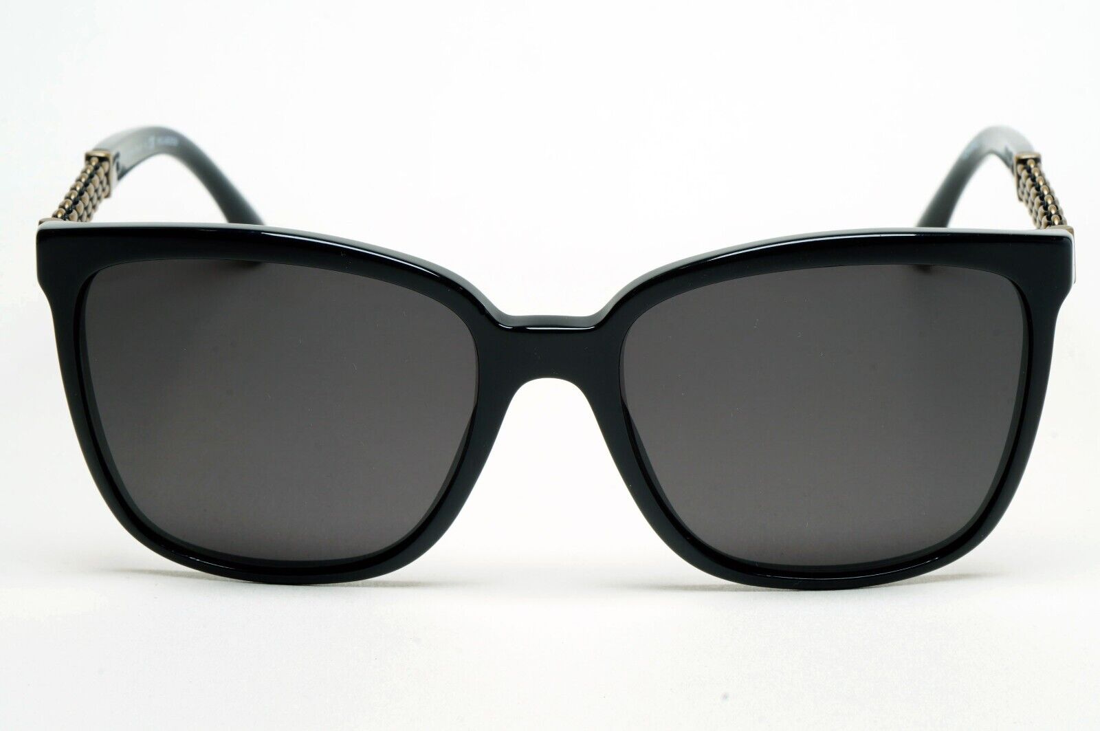 Chanel Sunglasses Chain Black Glossy Square Bronze 5325 c.501/S8 54mm 261124