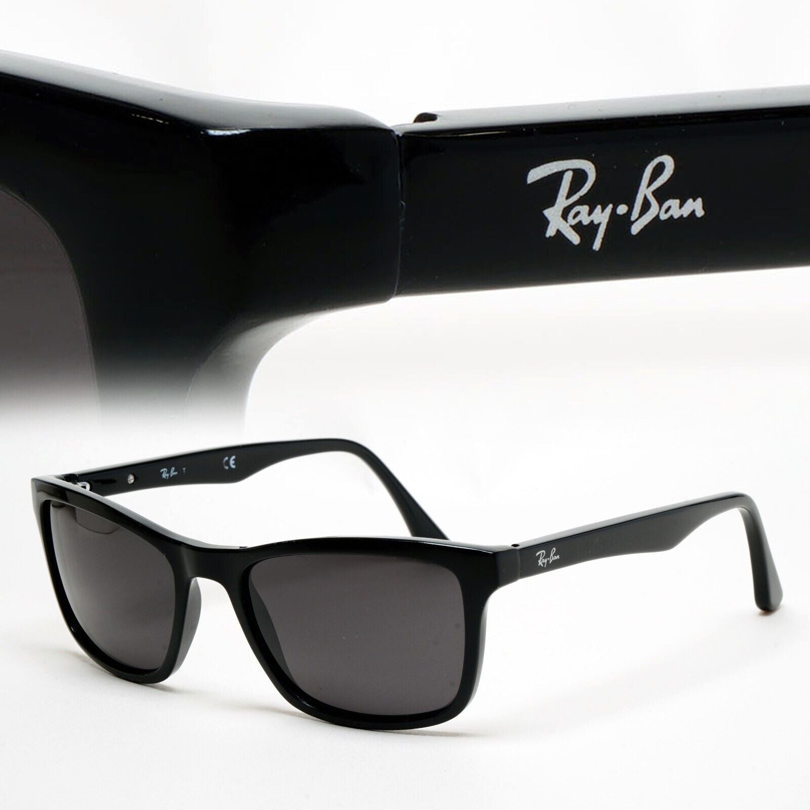 Ray-Ban Sunglasses with Custom Lenses Square Black RB 5279 2000 55mm 211124
