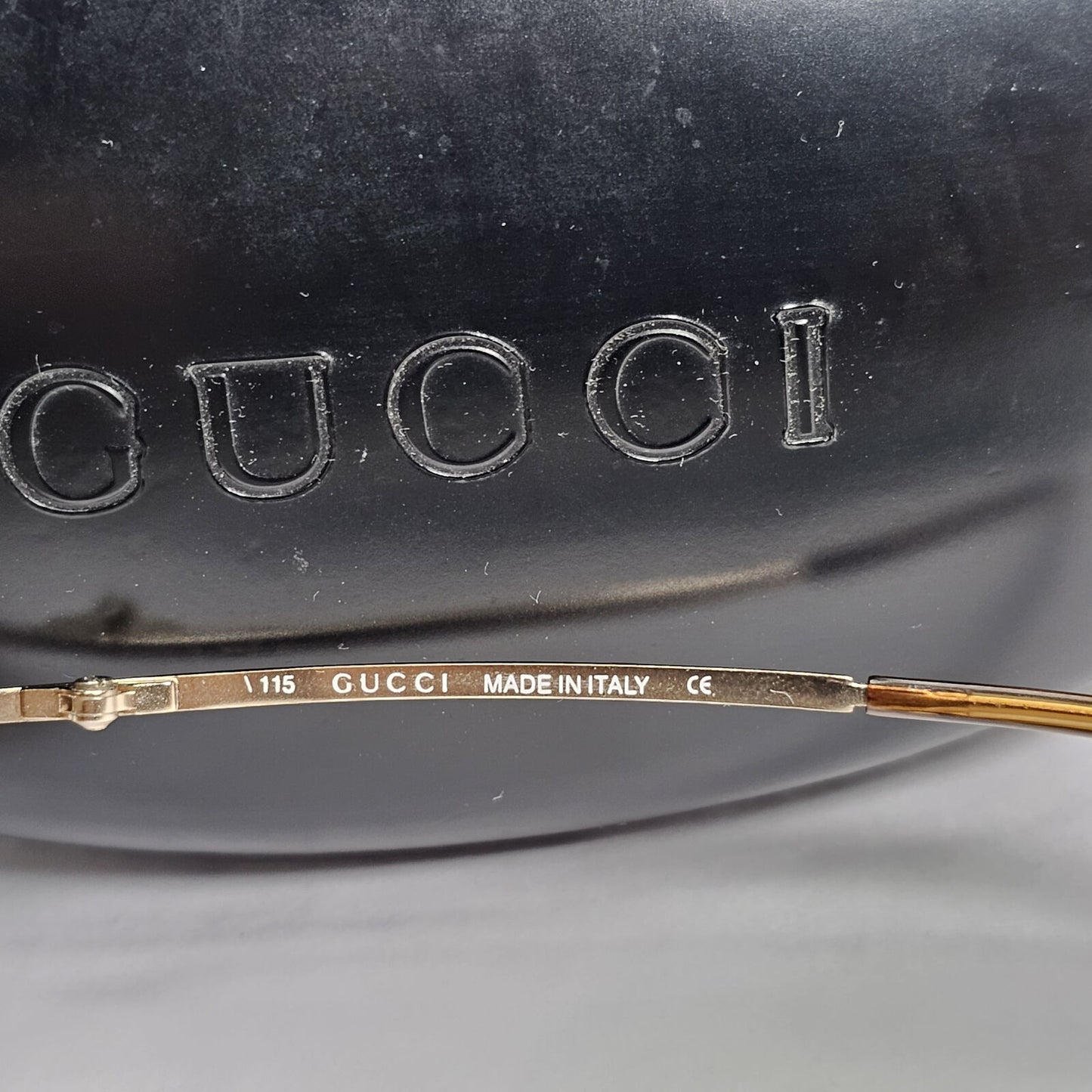 Gucci Sunglasses 2003 Vintage Wrap Gold Brown Gradient GG 2653/S OOOBA 130124