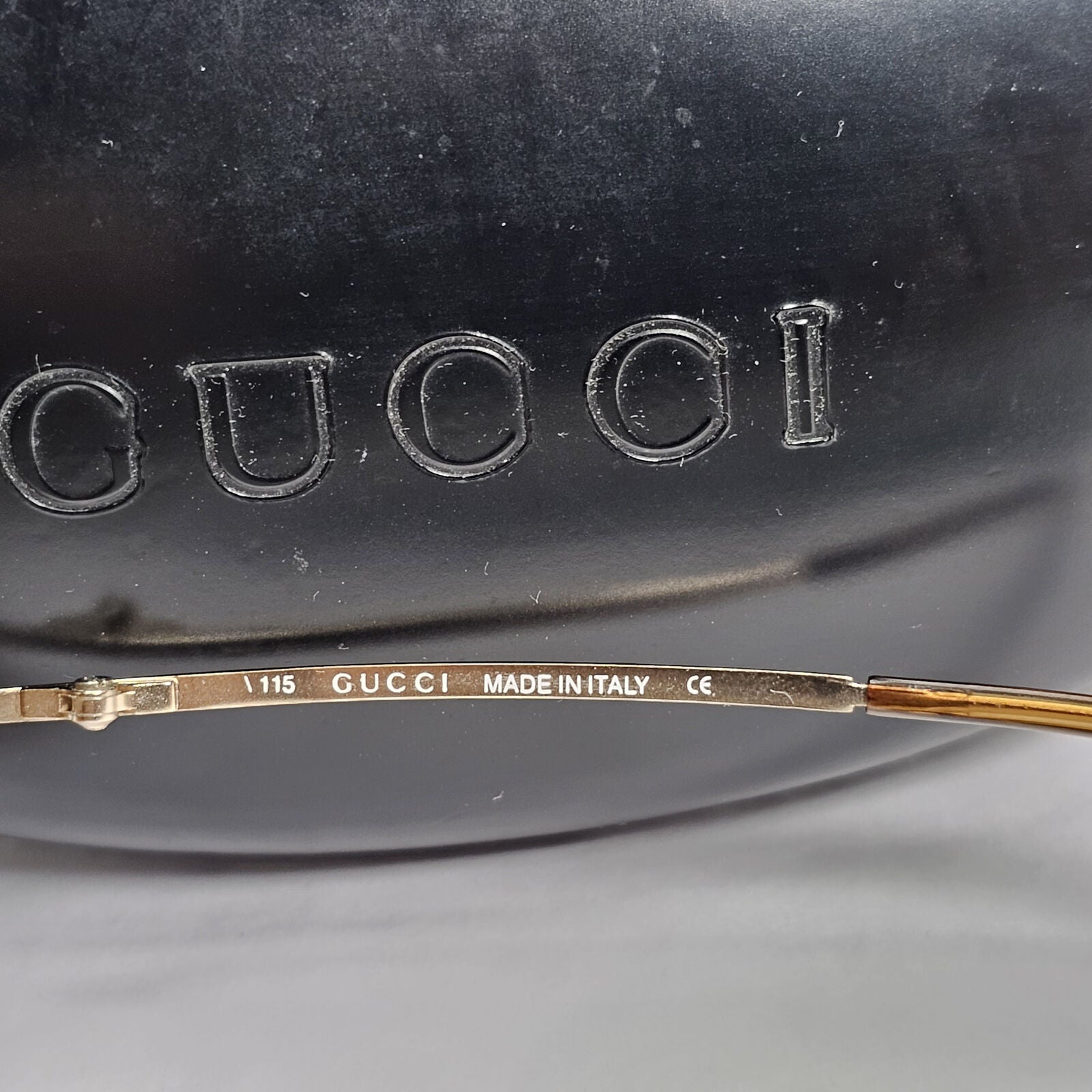 Gucci Sunglasses 2003 Vintage Wrap Gold Brown Gradient GG 2653/S OOOBA 130124