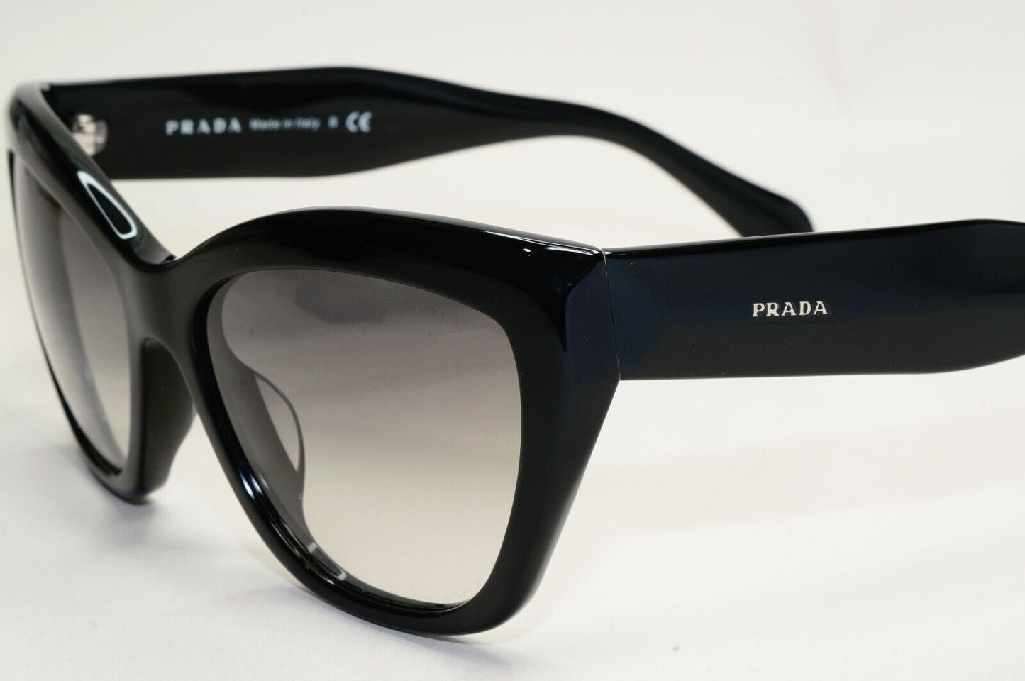 Prada Sunglasses 2012 Black Glossy Grey Gradient PR02QS-A SPR 02Q-A 1AB-0A7