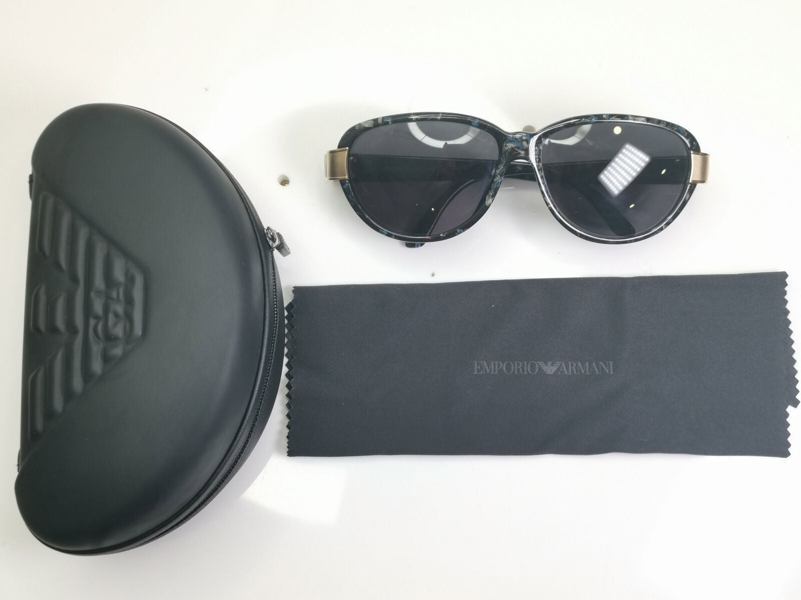 Authentic DIOR Womens 1995 Vintage Austria Sunglasses Marble Gold 2917 95 30534