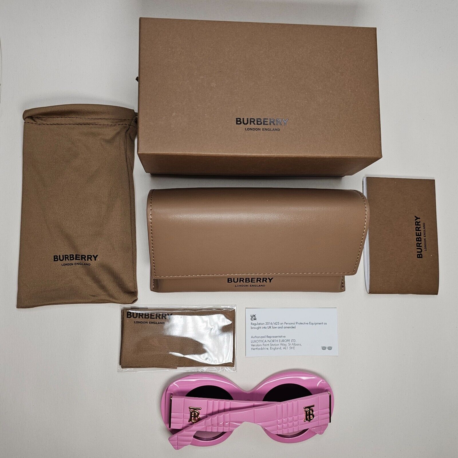Burberry Sunglasses Margot Pink Grey Gradient BE 4370-U 4029/5M 49mm