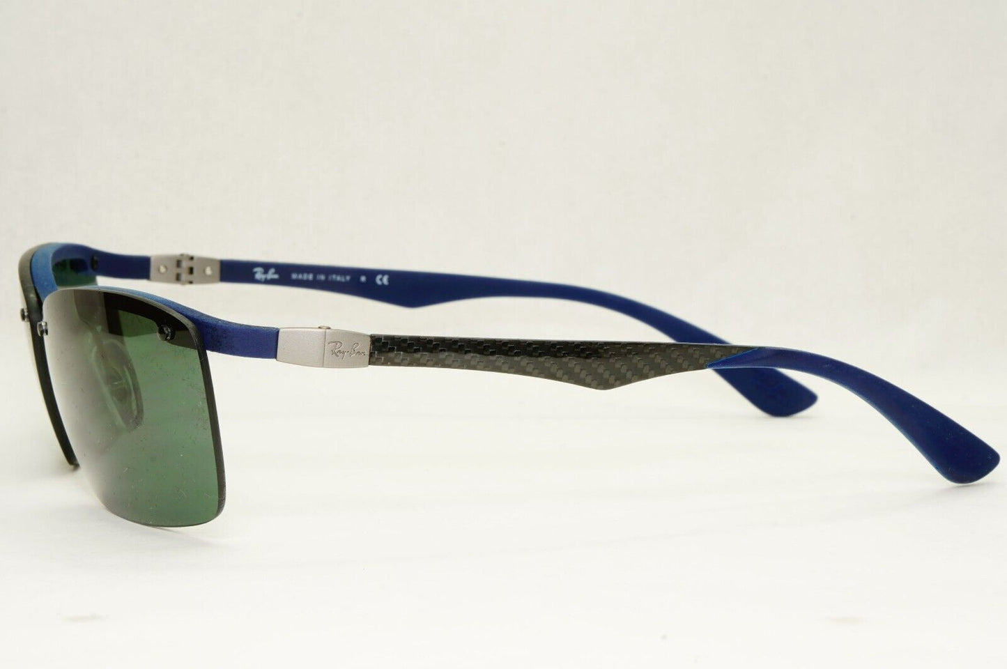 Ray-Ban Sunglasses Carbon Fibre 2013 Blue Black Green RB 8312 124/71 60mm