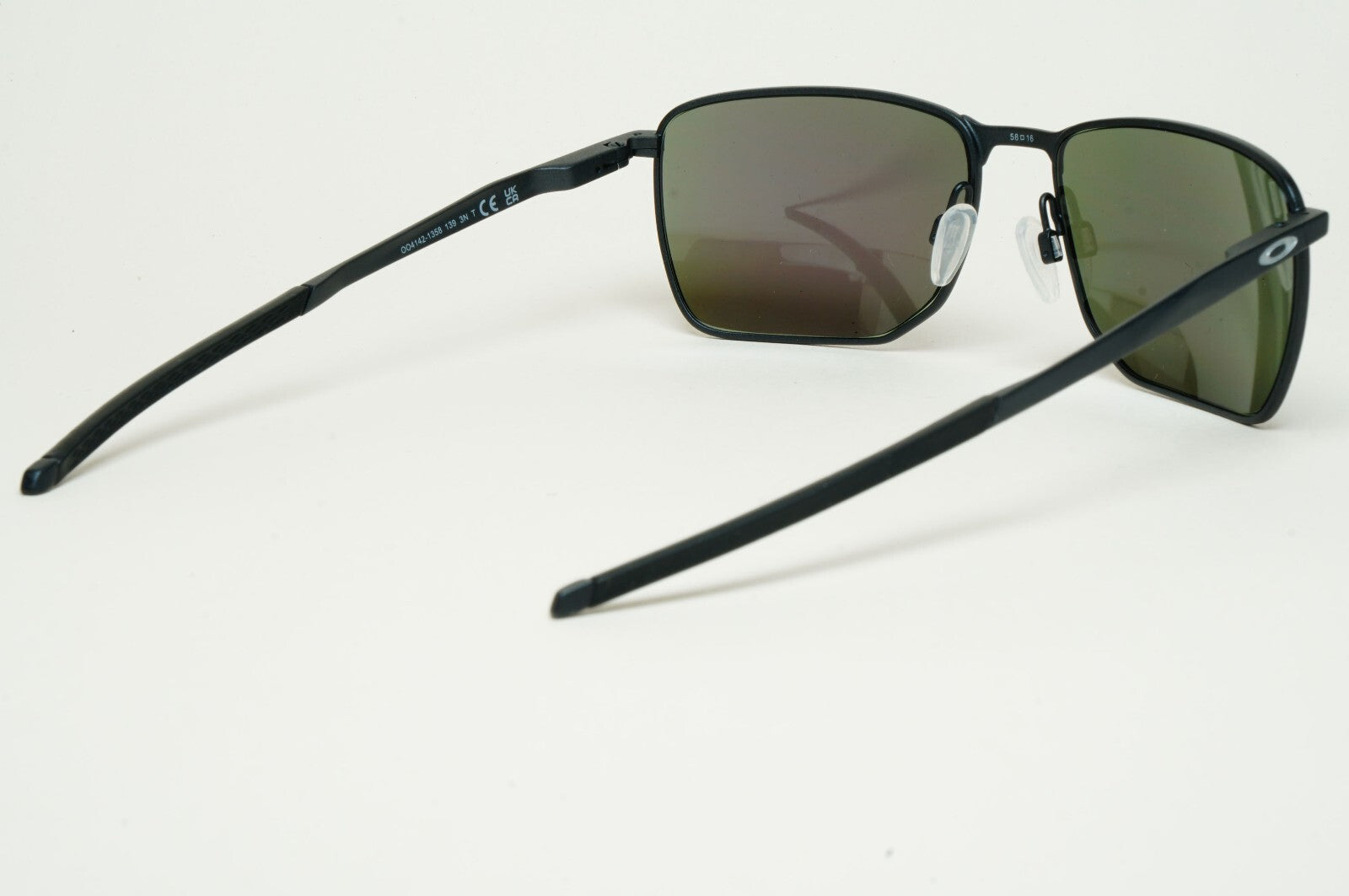 Oakley Sunglasses Ejector Black Green Satin Steel Prizm Jade OO 4142 13 58mm