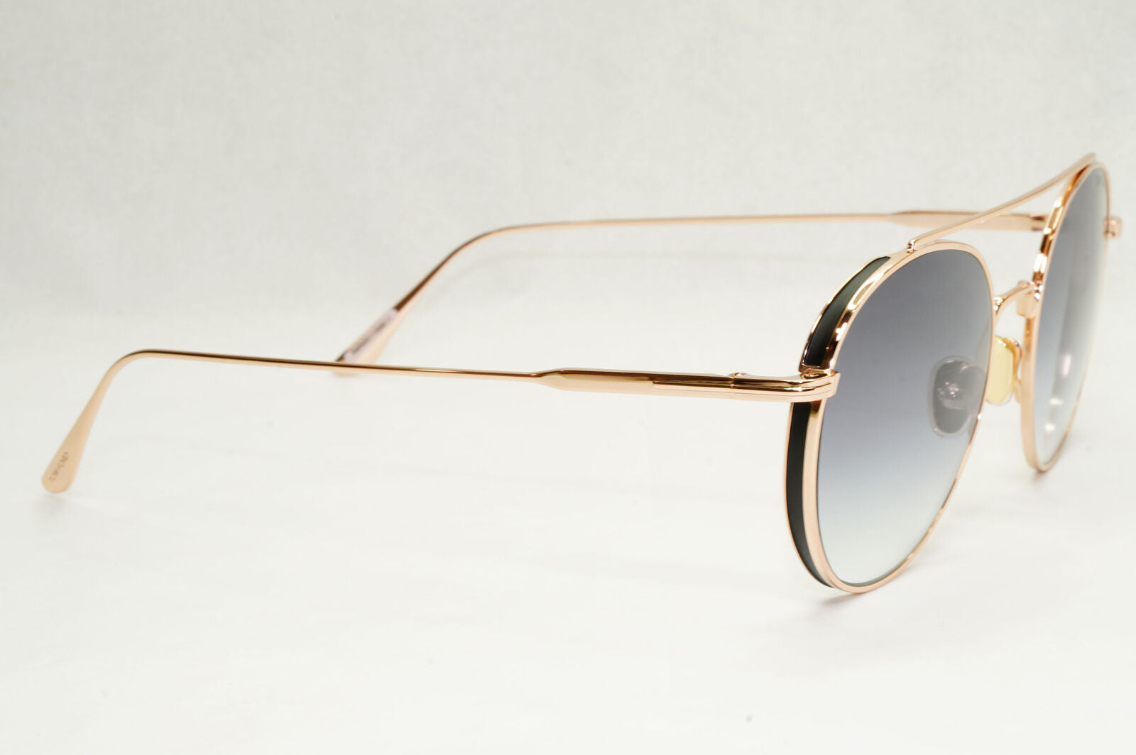 Tom Ford Sunglasses Declan Gold Round Metal Grey Gradient FT0826 TF 826 28B