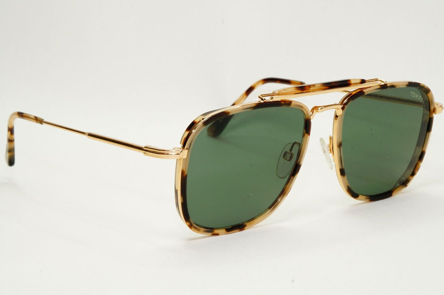 Tom Ford Sunglasses Huck Brown Gold Green Tortoise FT0665 TF 665 56N 56mm