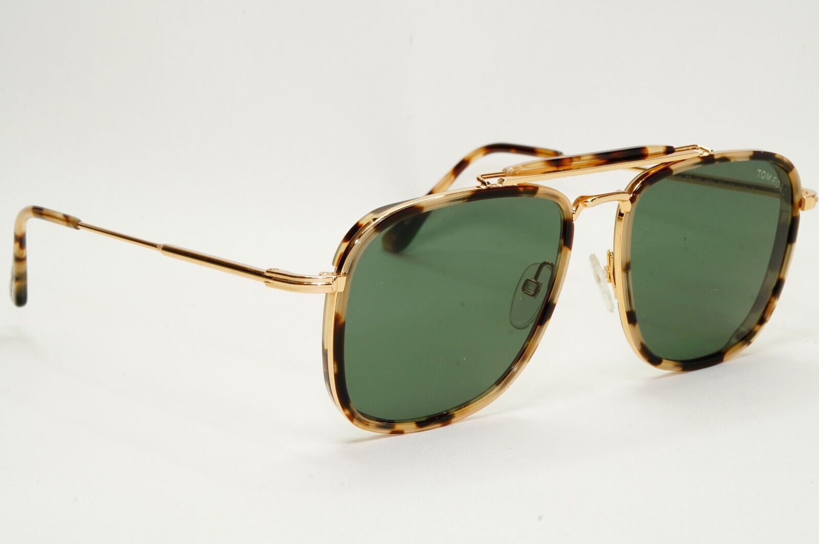 Tom Ford Sunglasses Huck Brown Gold Green Tortoise FT0665 TF 665 56N 56mm
