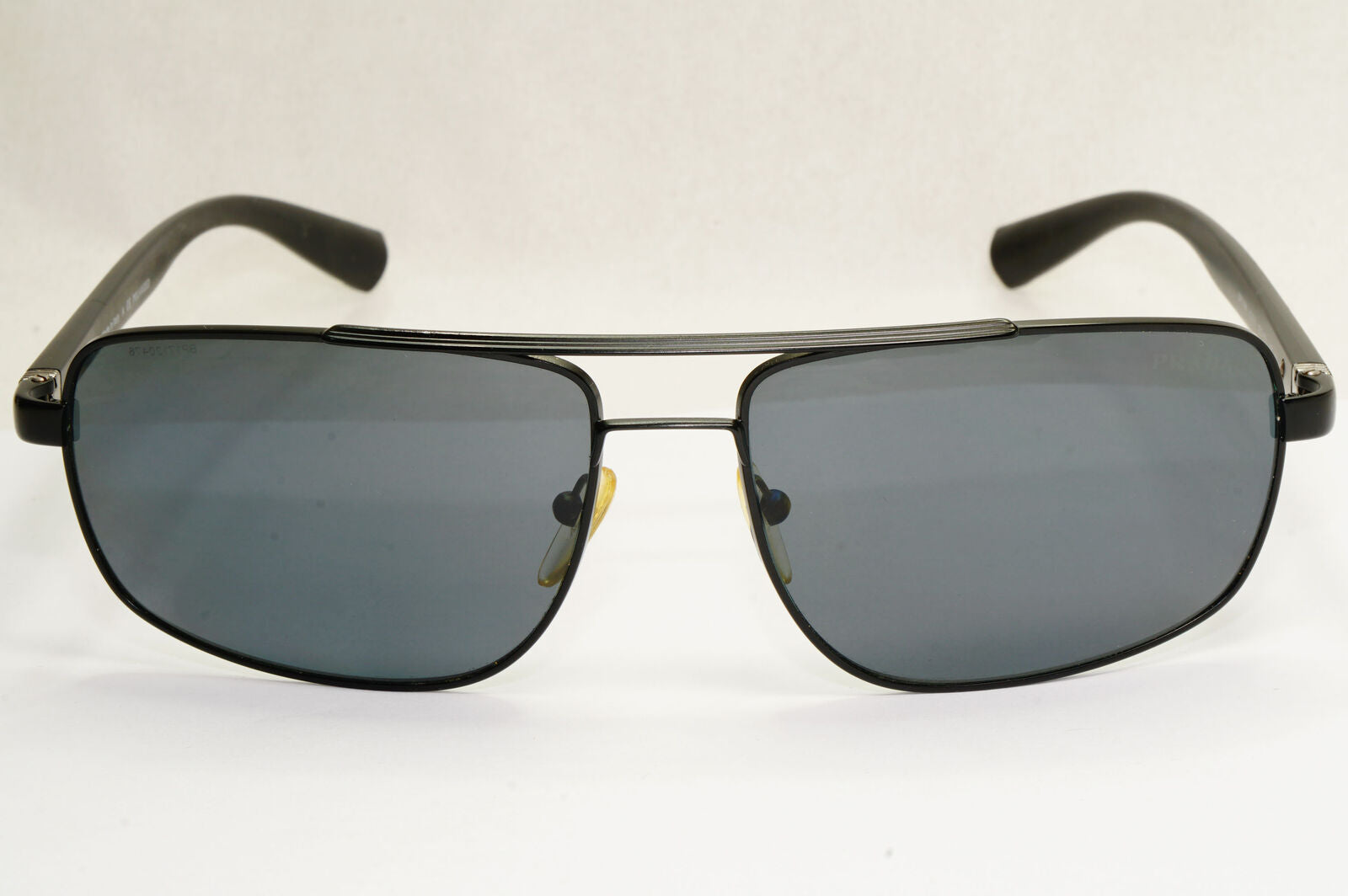 Prada Sunglasses 2011 Vintage Polarized Black Pilot PS55NS SPS 55N 1BO5Z1 180224