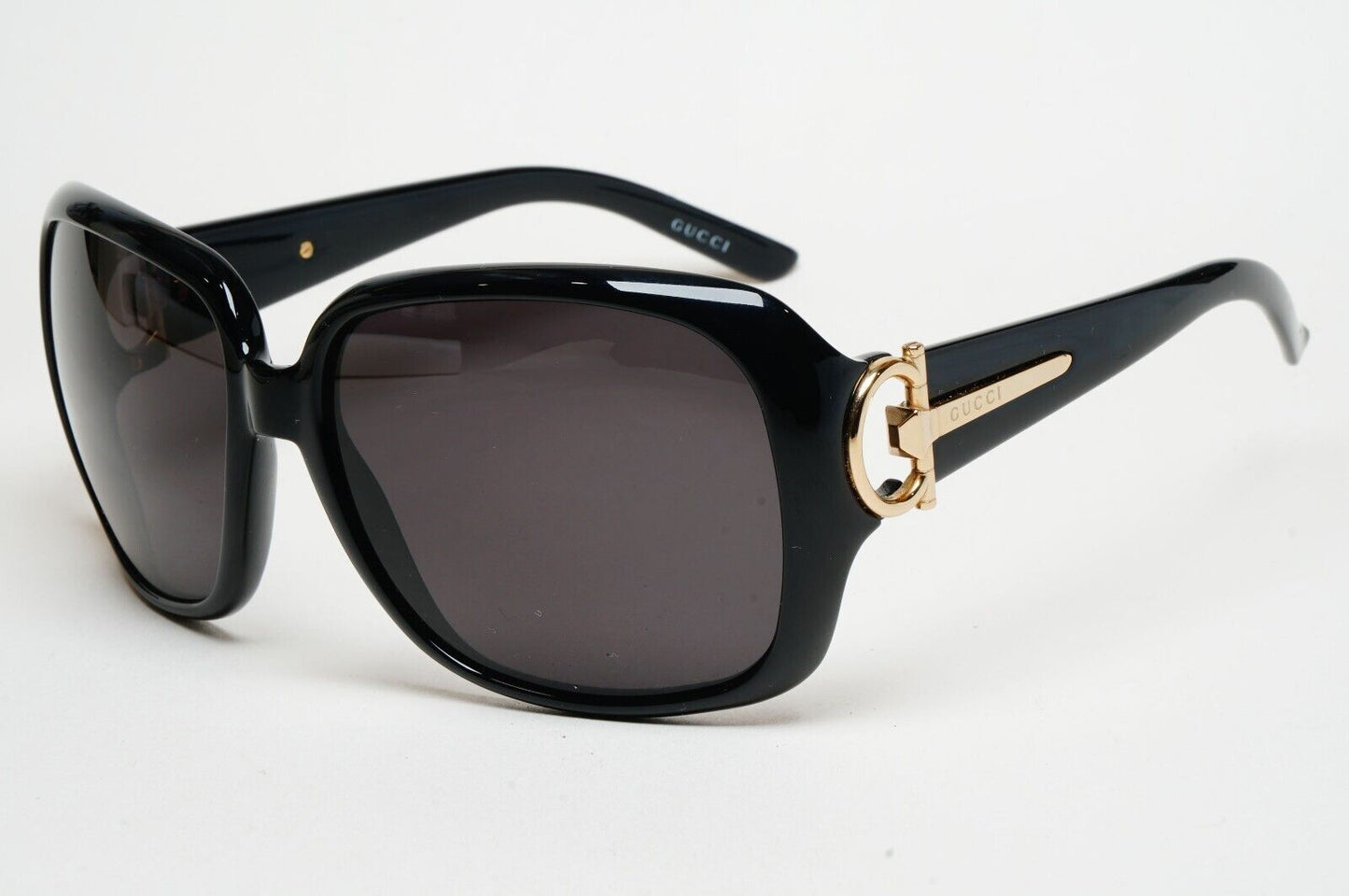 Gucci Sunglasses 2008 Vintage Horsebit Black Gold GG 3099/S D28N3 250125