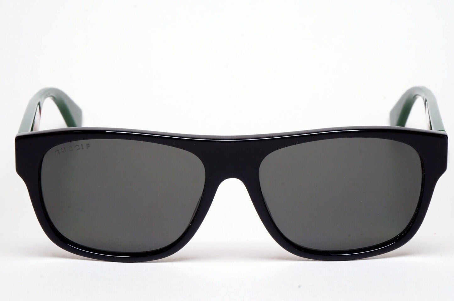 Gucci Sunglasses 2018 Polarized Black Grey Red Green GG0341S 002 56mm 110225