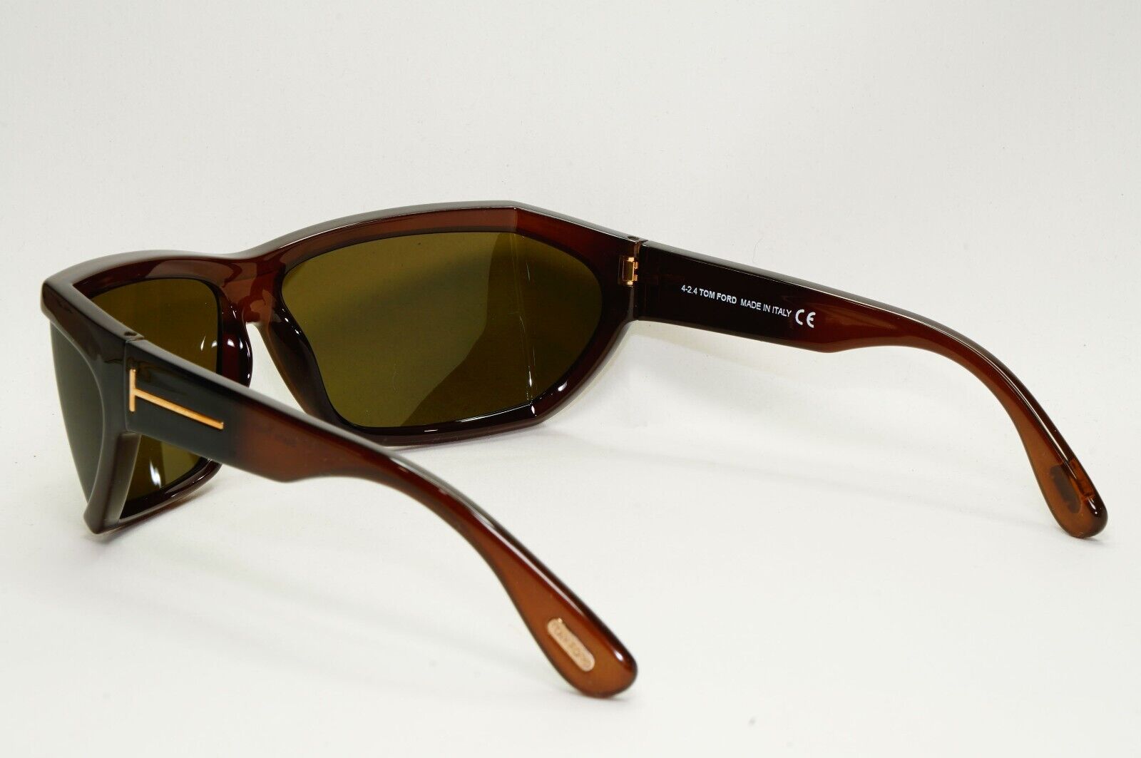 Tom Ford Sunglasses Sasha Dark Brown Square Side Window FT0401 TF 401 48E 59mm