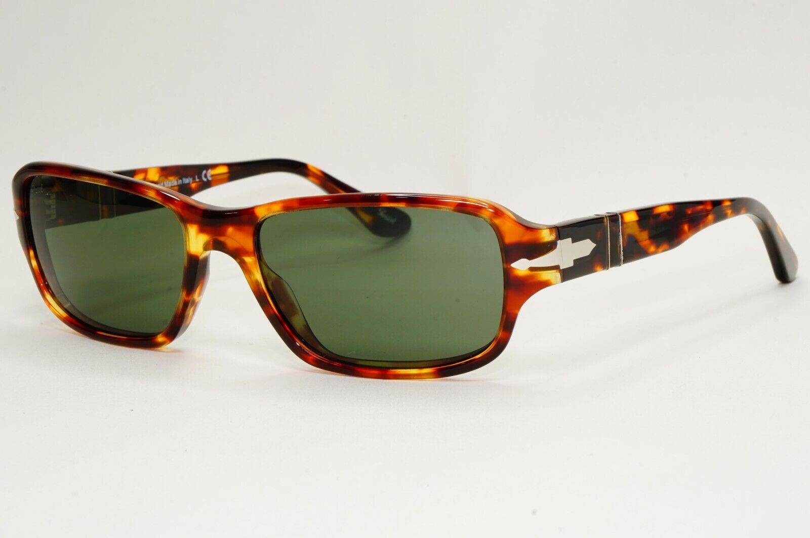 Persol Sunglasses 2012 Vintage Brown Tortoise Green Rectangle 2976-S 919/31 56mm