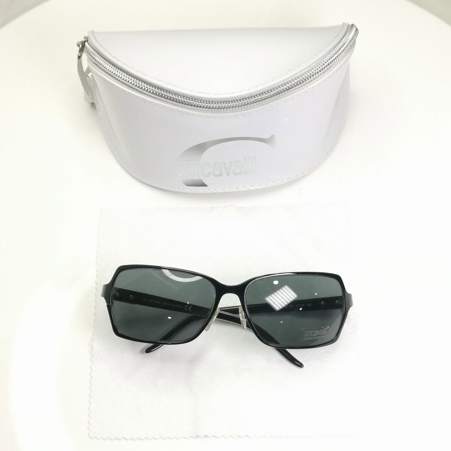 Authentic Just Cavalli Mens Womens Vintage Sunglasses Black JC 6S B5 270721