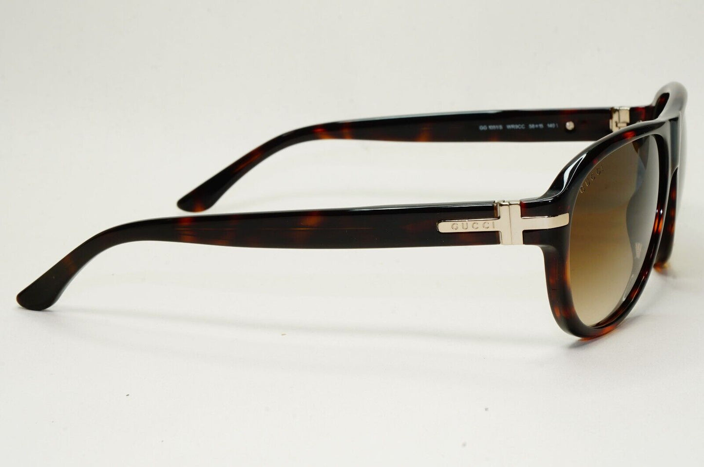 Gucci Sunglasses 2012 Vintage Brown Gold Pilot Unisex GG 1051/S WR9CC 171024