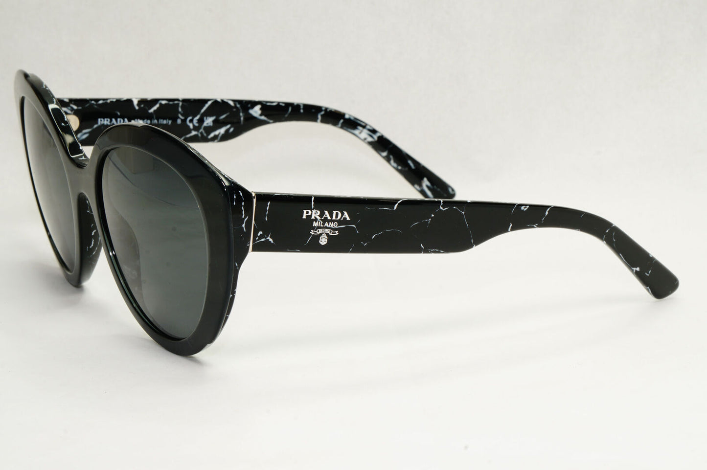 Prada Sunglasses Black Marble Lightning Grey PR01YS SPR 01Y 09V-5S0 270124