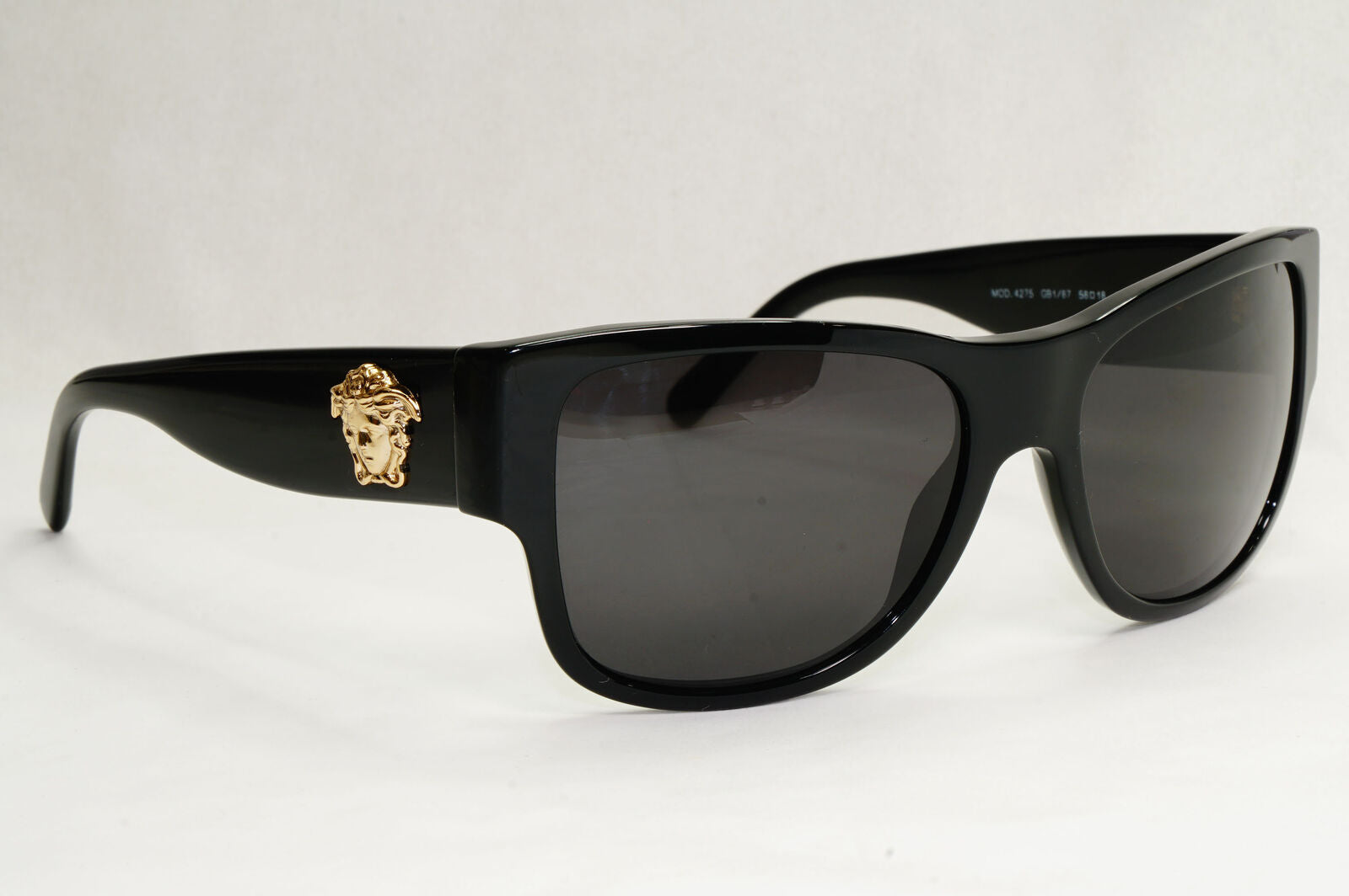Versace Sunglasses Black Gold Medusa Square MOD VE 4275 GB1/87 130224