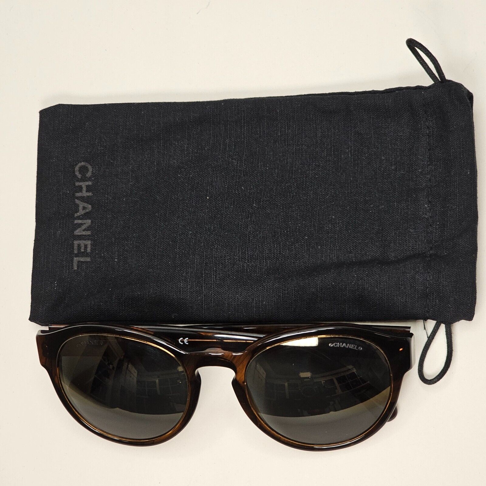 Chanel Sunglasses Brown Marble Gradient Teal Designer 5359 c.1569/Y9 54mm