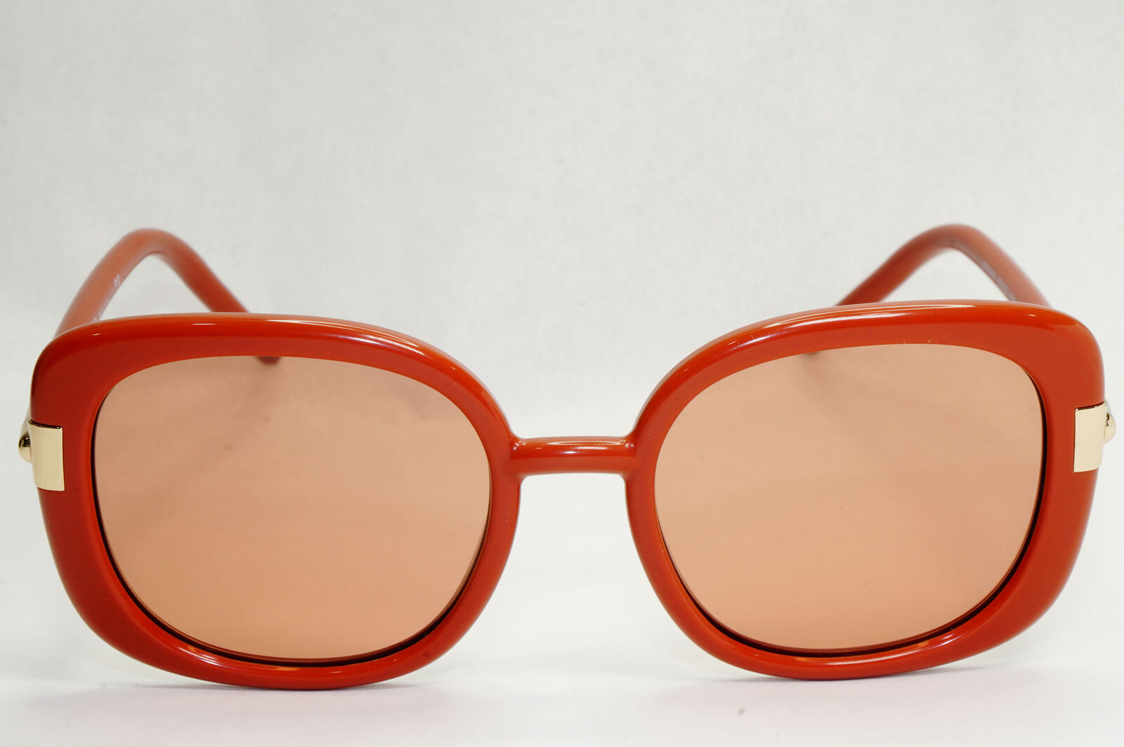 Prada Sunglasses Brown Square Gold PR04WS SPR 04W VAM-1P1 53mm