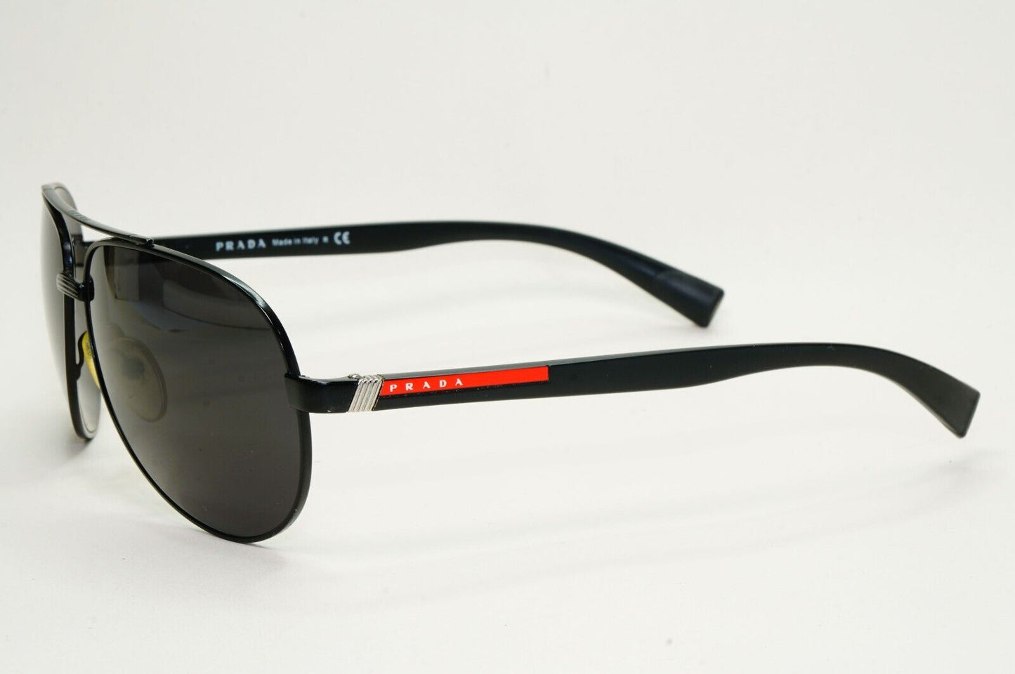 Prada Sunglasses 2012 Vintage Black Pilot PS51NS SPS 51N 1BO-3M1 63mm 120824