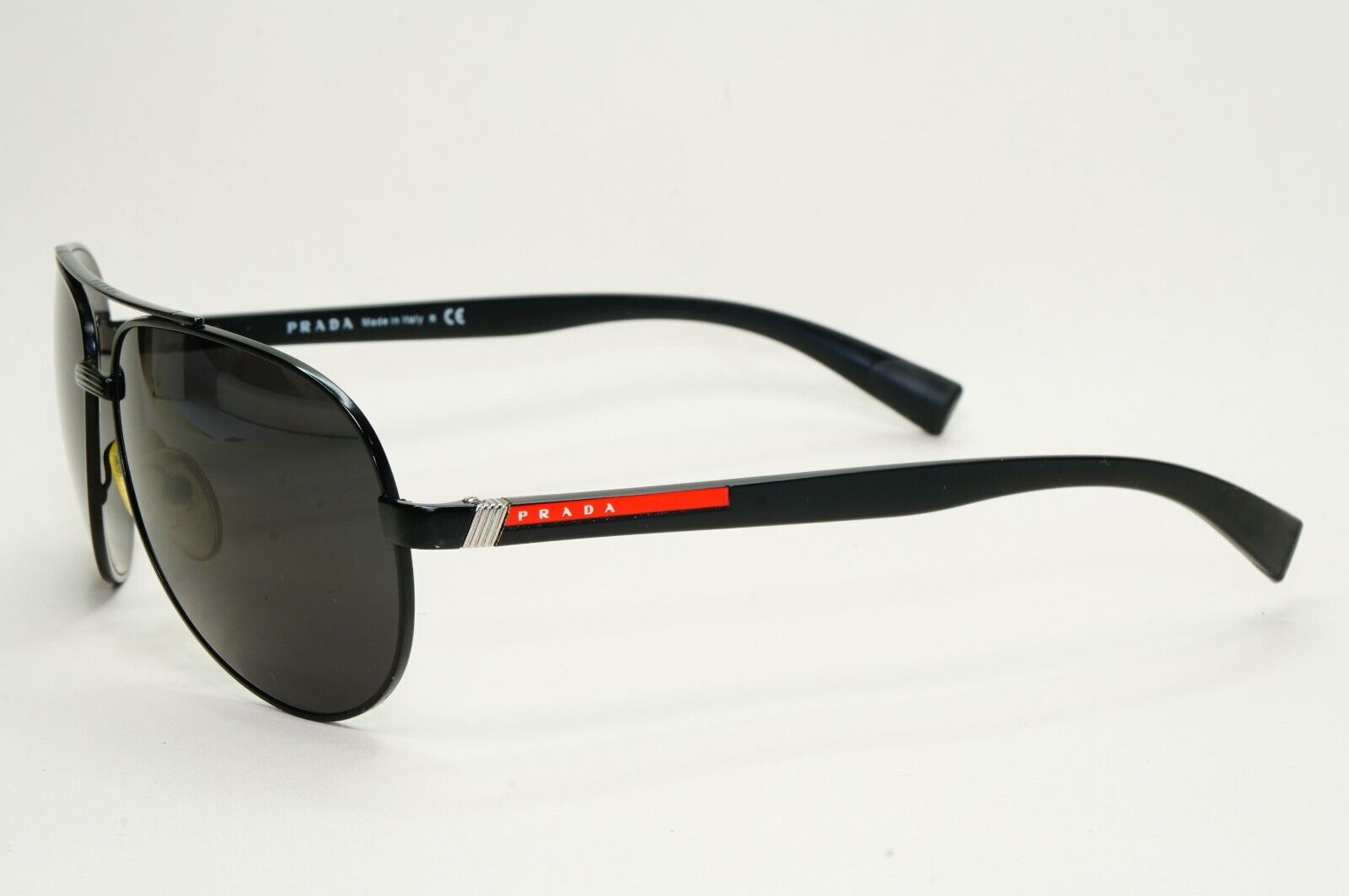 Prada Sunglasses 2012 Vintage Black Pilot PS51NS SPS 51N 1BO-3M1 63mm 120824