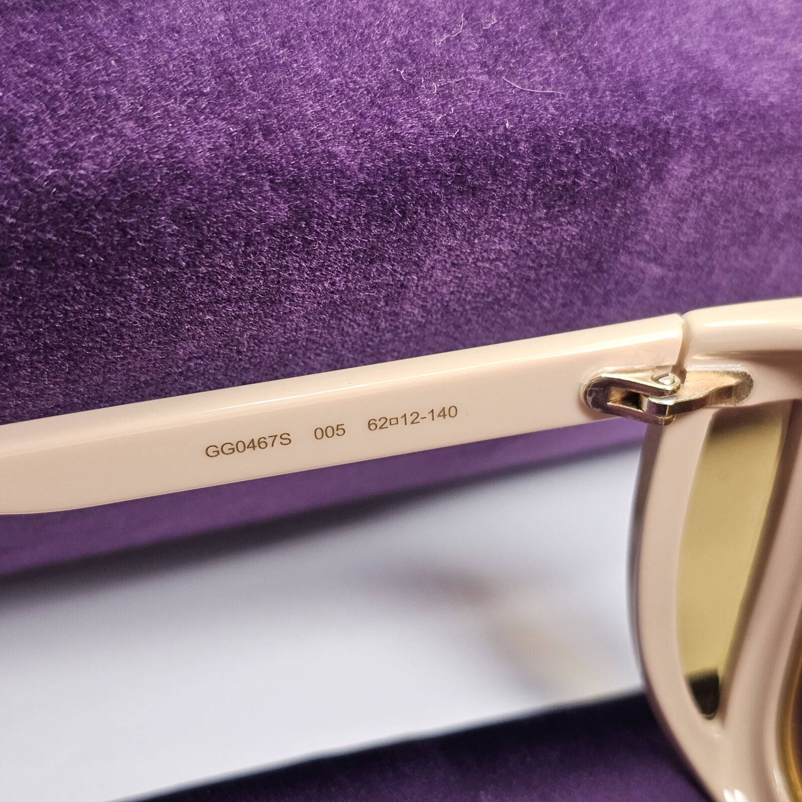 Gucci Sunglasses 2019 Beige Brown Square Oversized Large GG 0467S 005 130224
