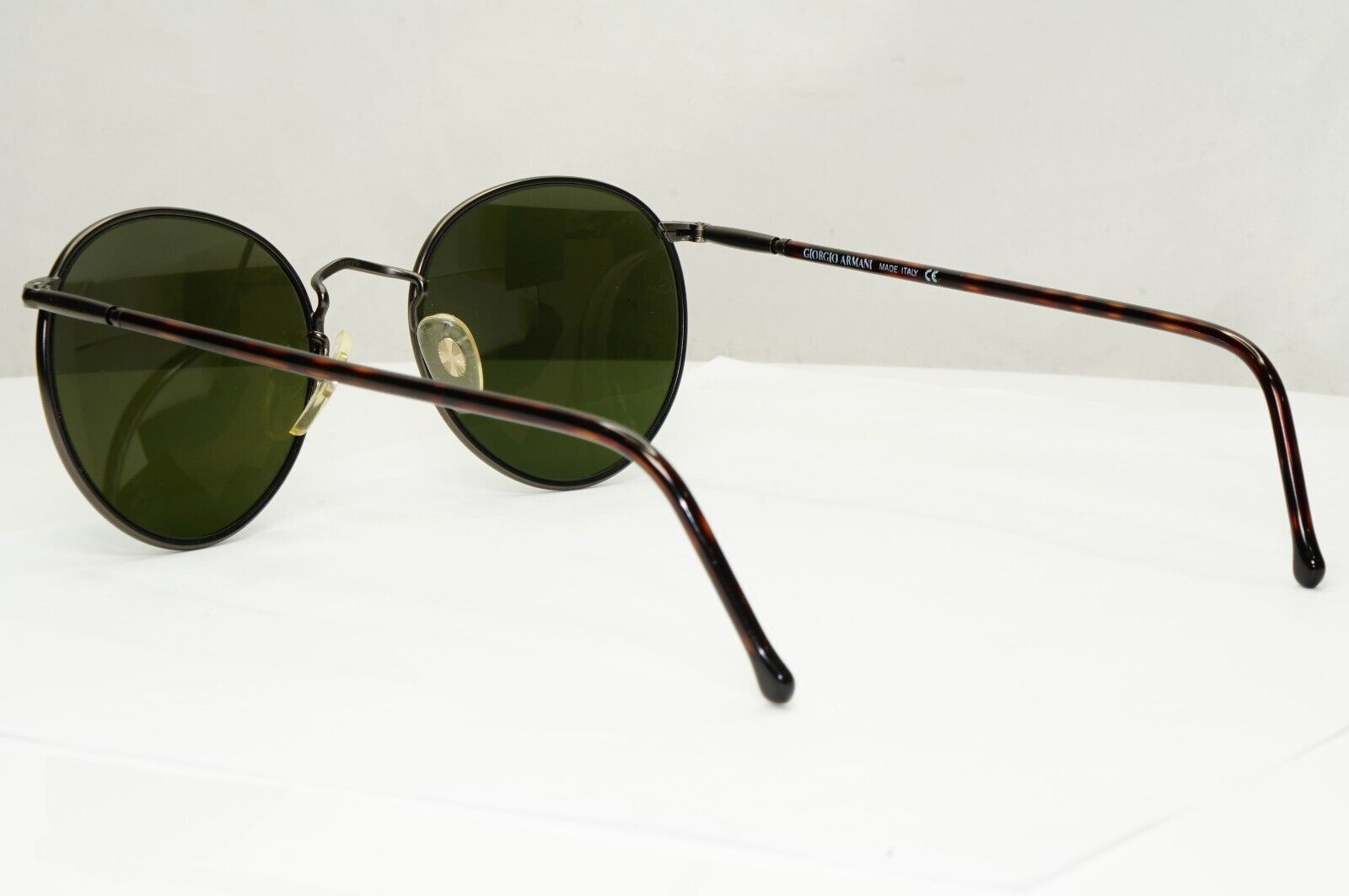 Giorgio Armani 1997 Vintage Sunglasses Gunmetal Green Mirror 639 905/36 51mm